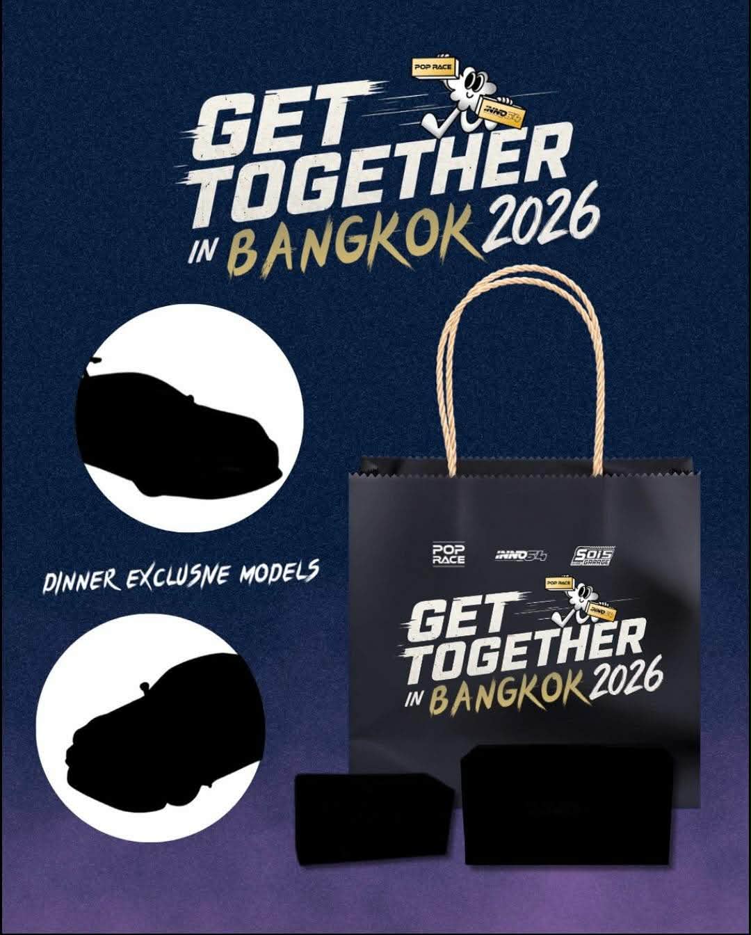 Pop Race and Inno64 dinner event in Bangkok (July 2026)
