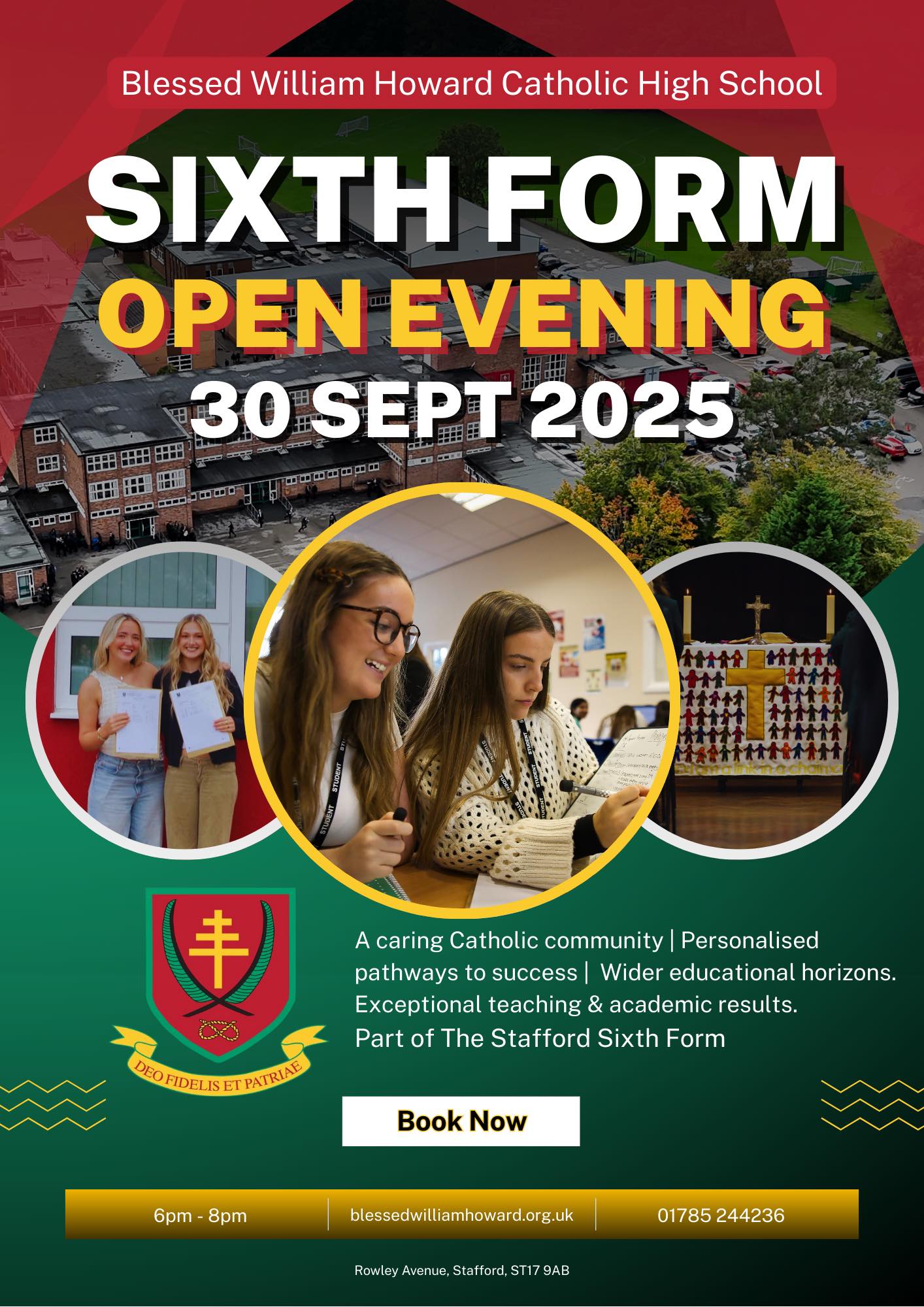 Blessed - Current Year 11: Register now for Sixth Form Open Evening ...