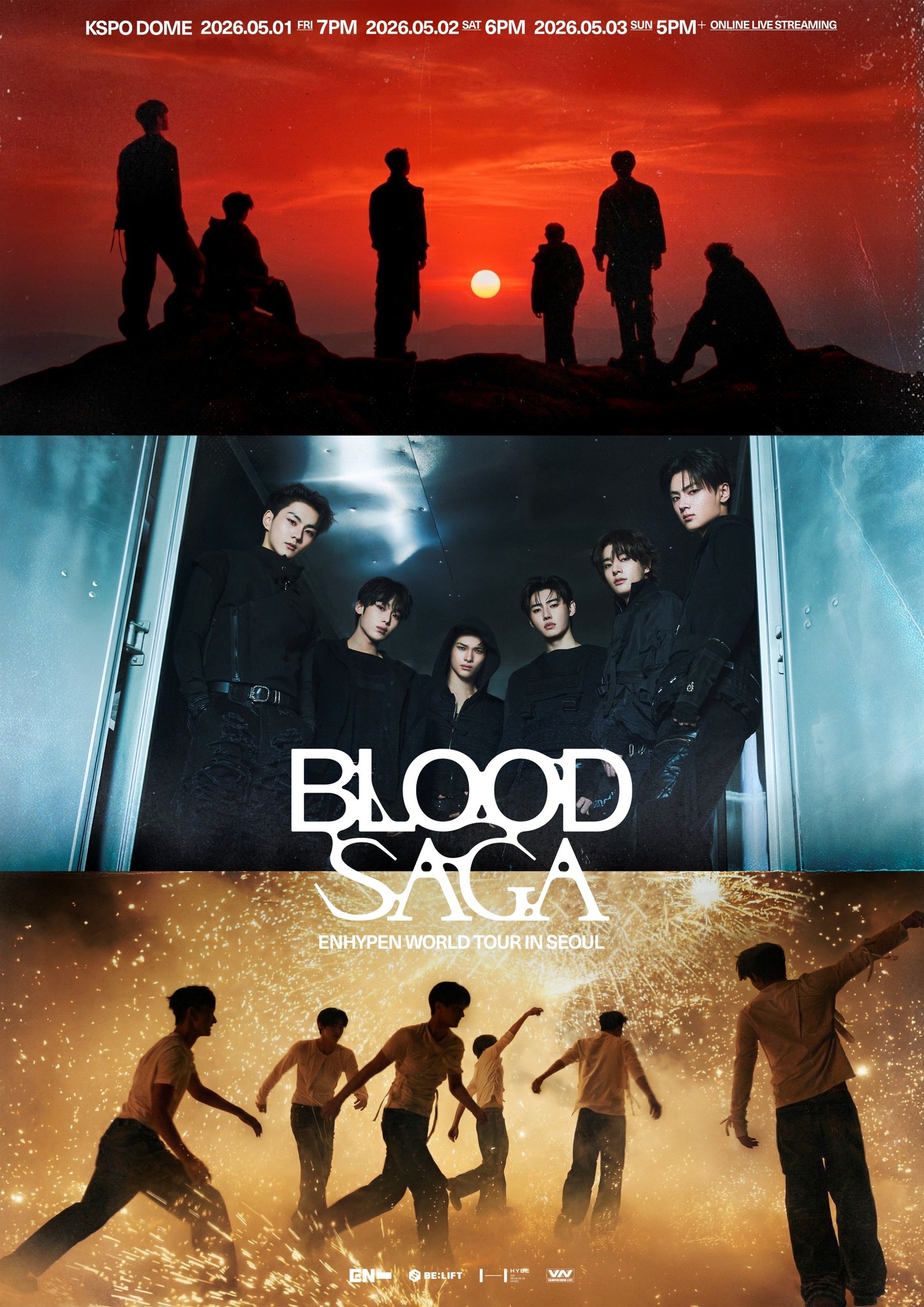 Enhypen world tour blood saga official merch