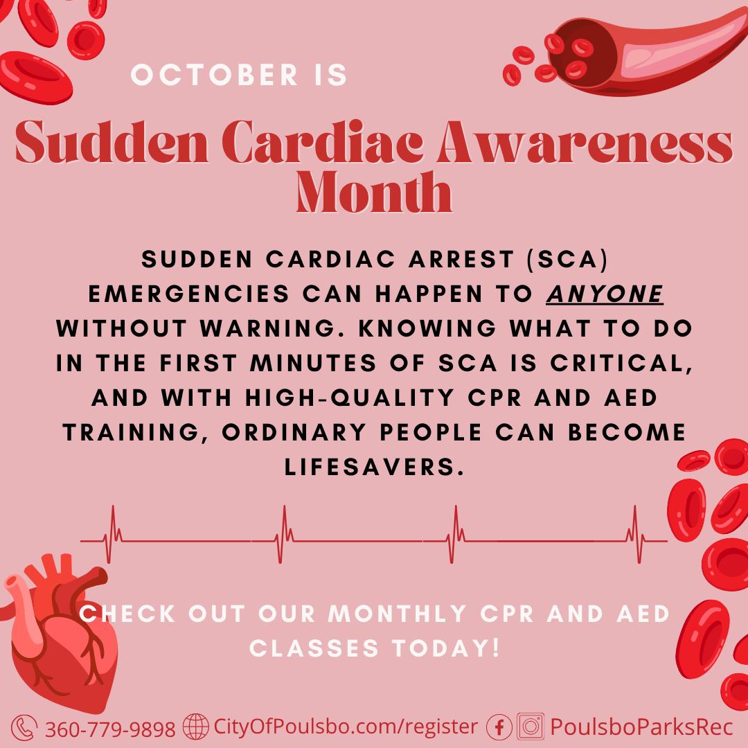Poulsbo - Every October, we recognize Sudden Cardiac Arrest (SCA ...