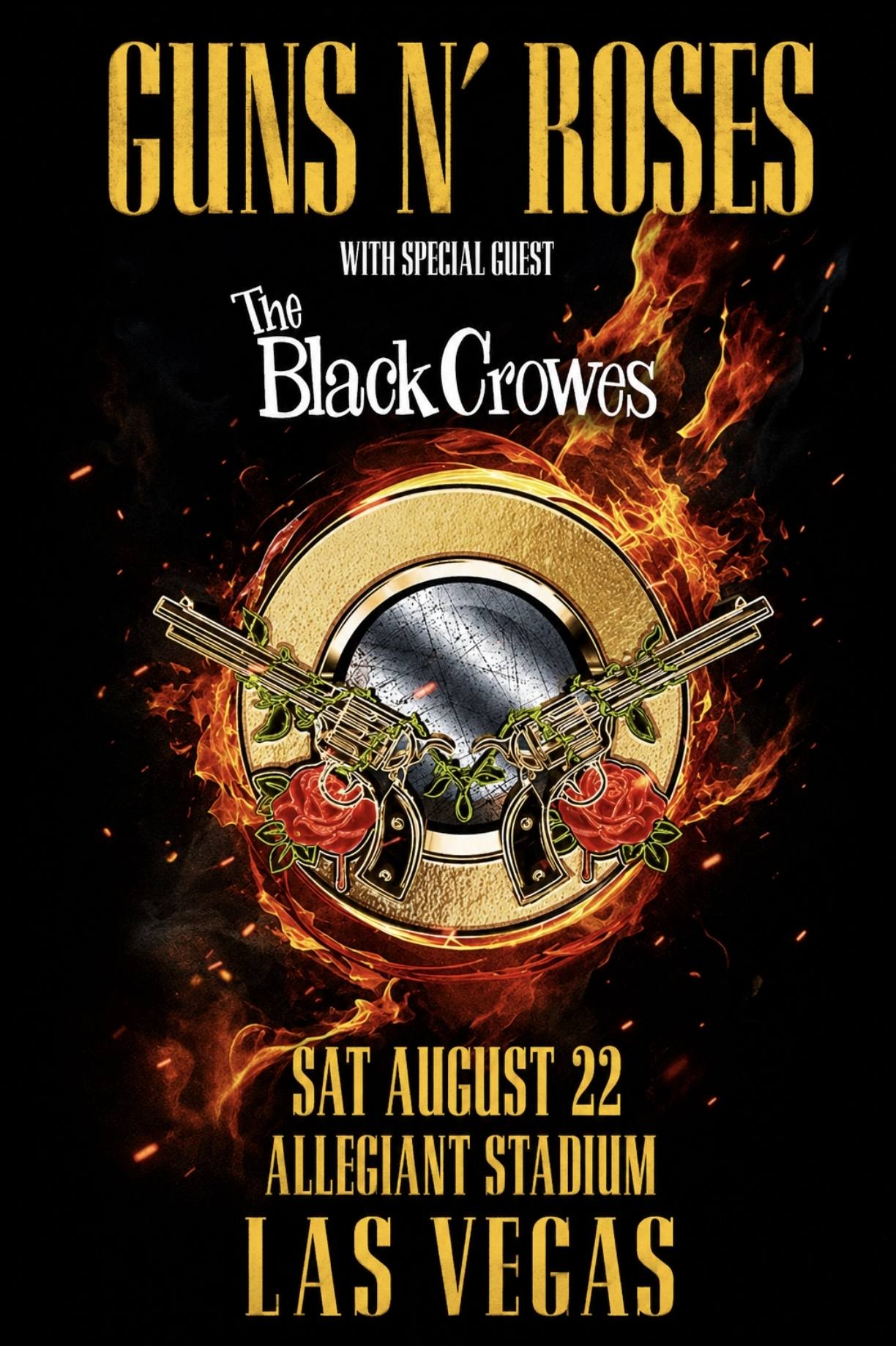 Tonight gig August 22 2026 #LasVegas 🇺🇲 Allegiant Stadium Slash