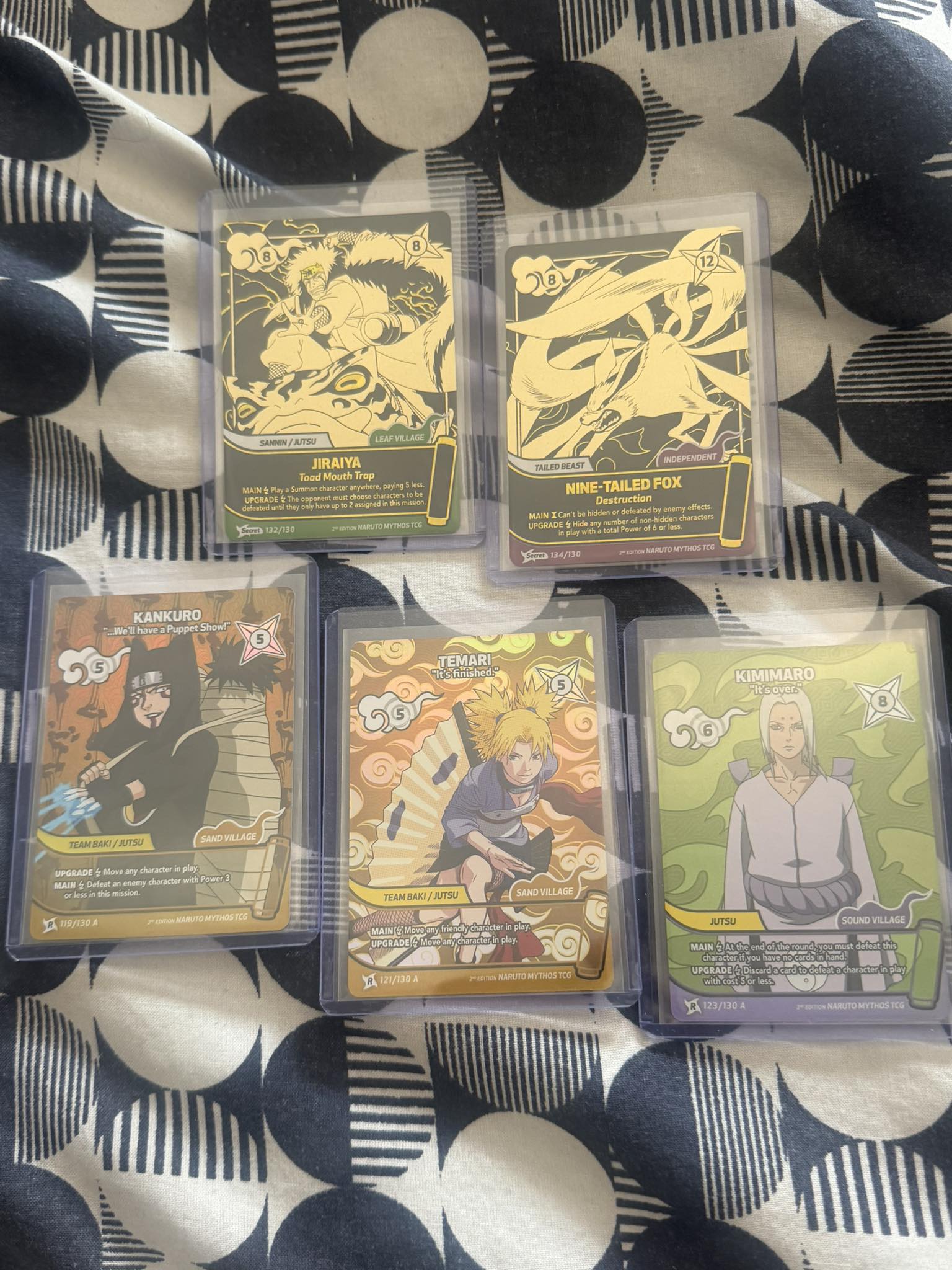 Naruto Mythos TCG 2nd edition cards for sale