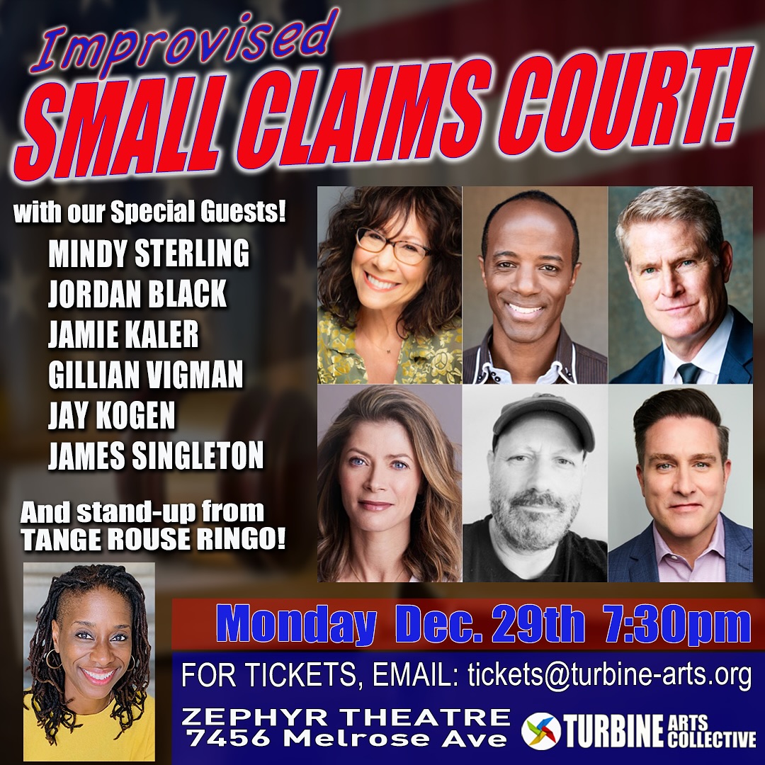Turbine - LOOK AT THIS CAST! Meet our litigants for IMPROVISED SMALL ...