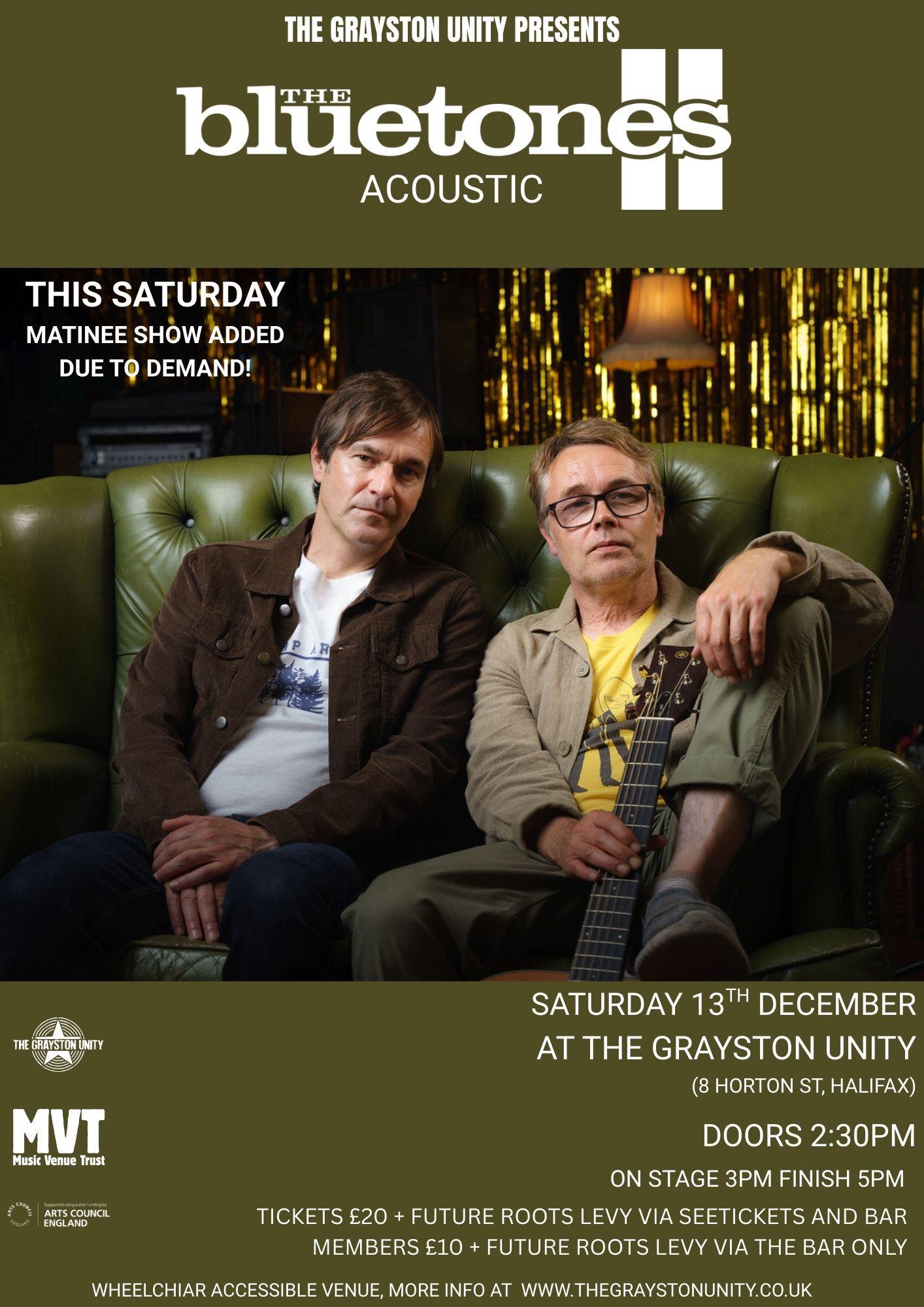 The Bluetones - Due to demand we’ve decided to add a... | Facebook