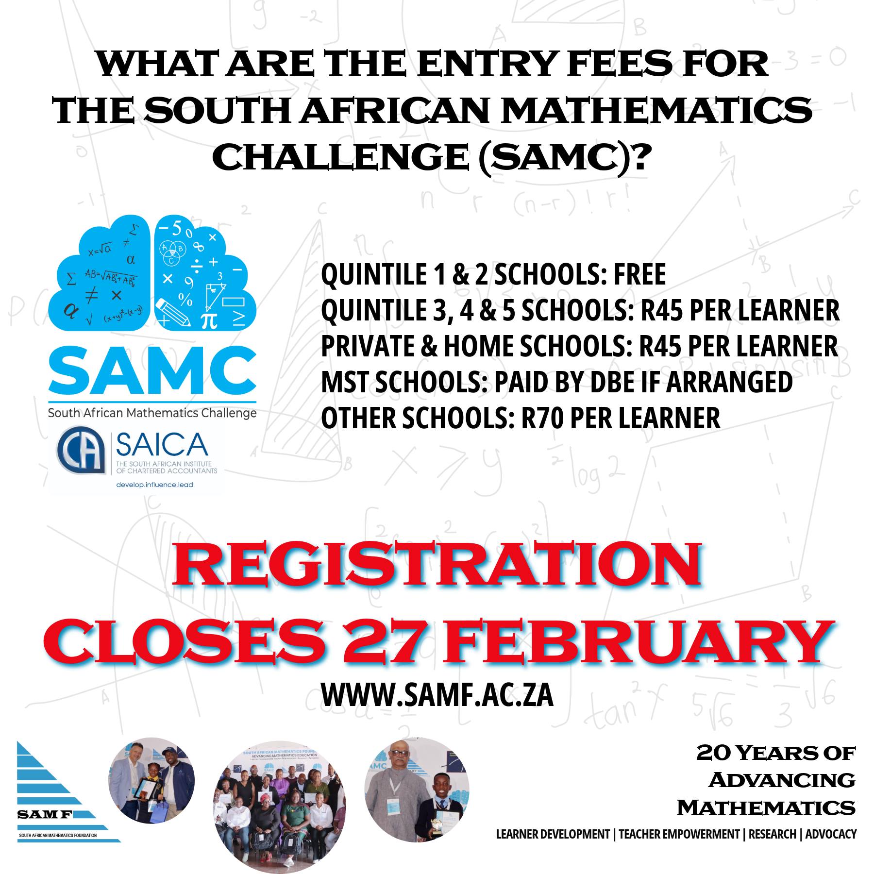 SA - #SAMC2026 🌐 https://www.samf.ac.za/en/challenge-entry-2026 SAICA ...