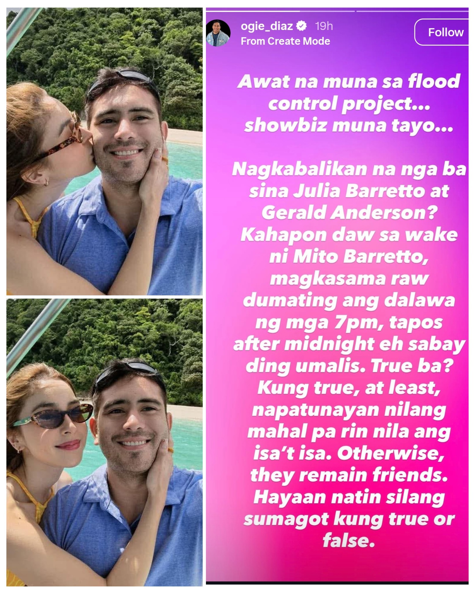 Unofficial: - Oh goods naman if nagkabalikan. | Facebook