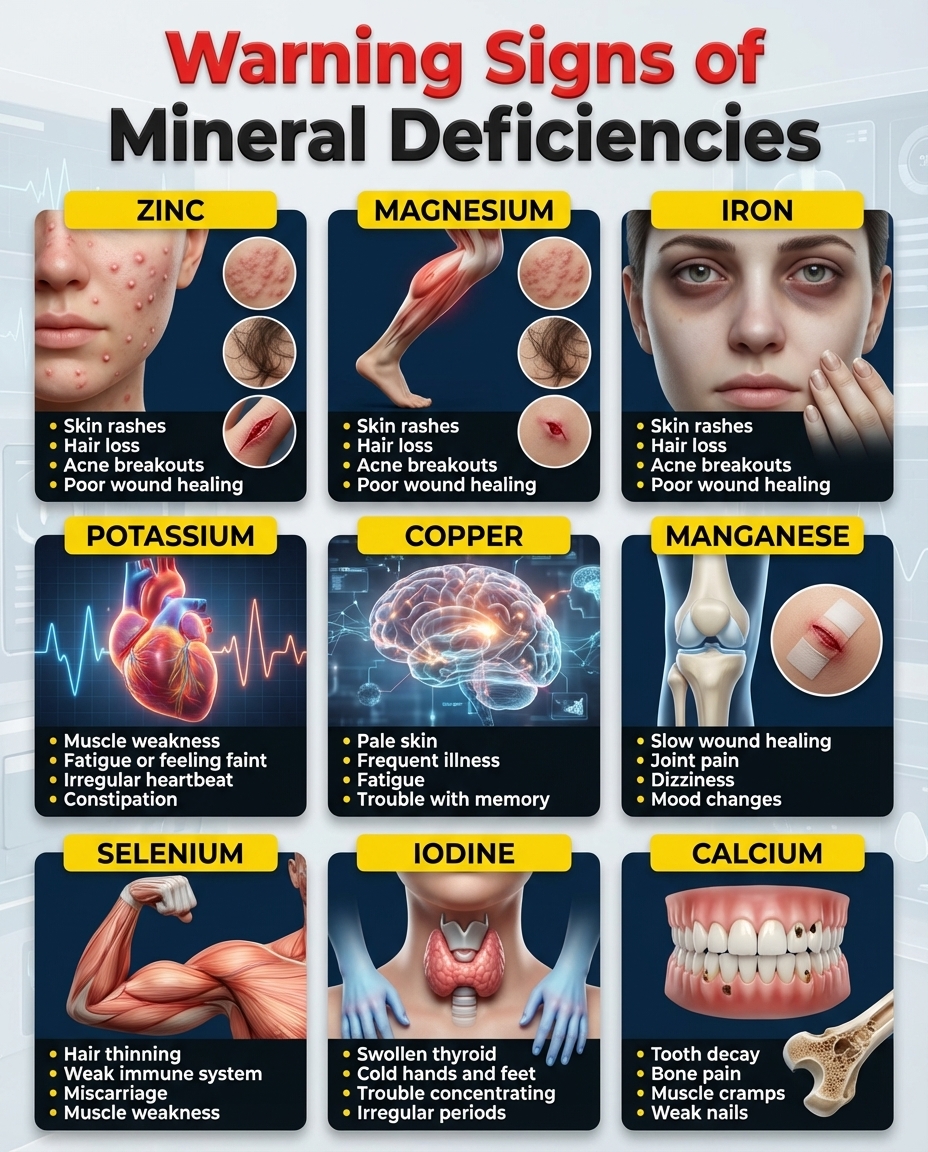 Warning Signs of Mineral Deficiency: A... - Hashem Al-Ghaili | Facebook
