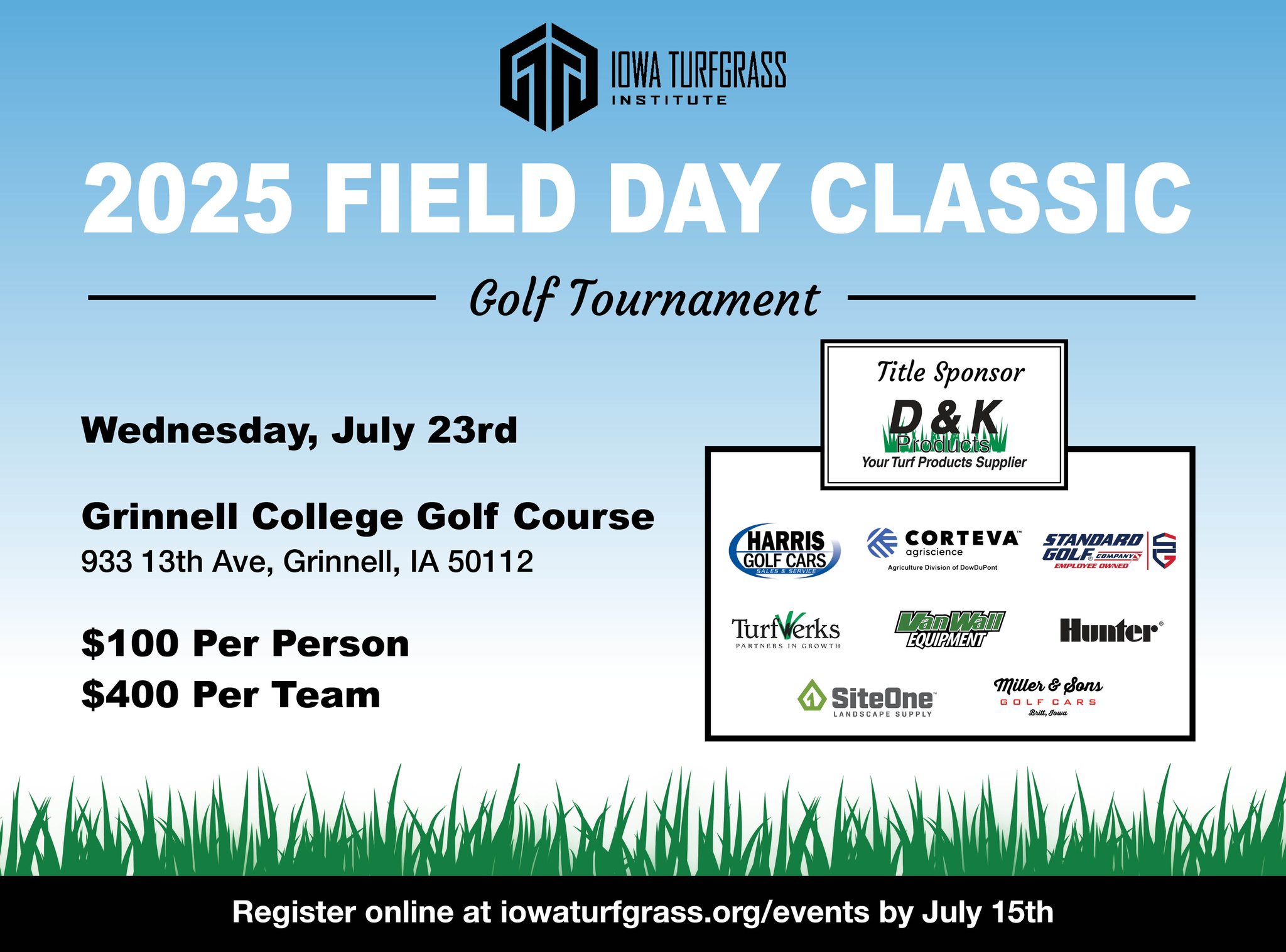 ⛳️ Registration is NOW OPEN for... - Iowa Turfgrass Institute | Facebook