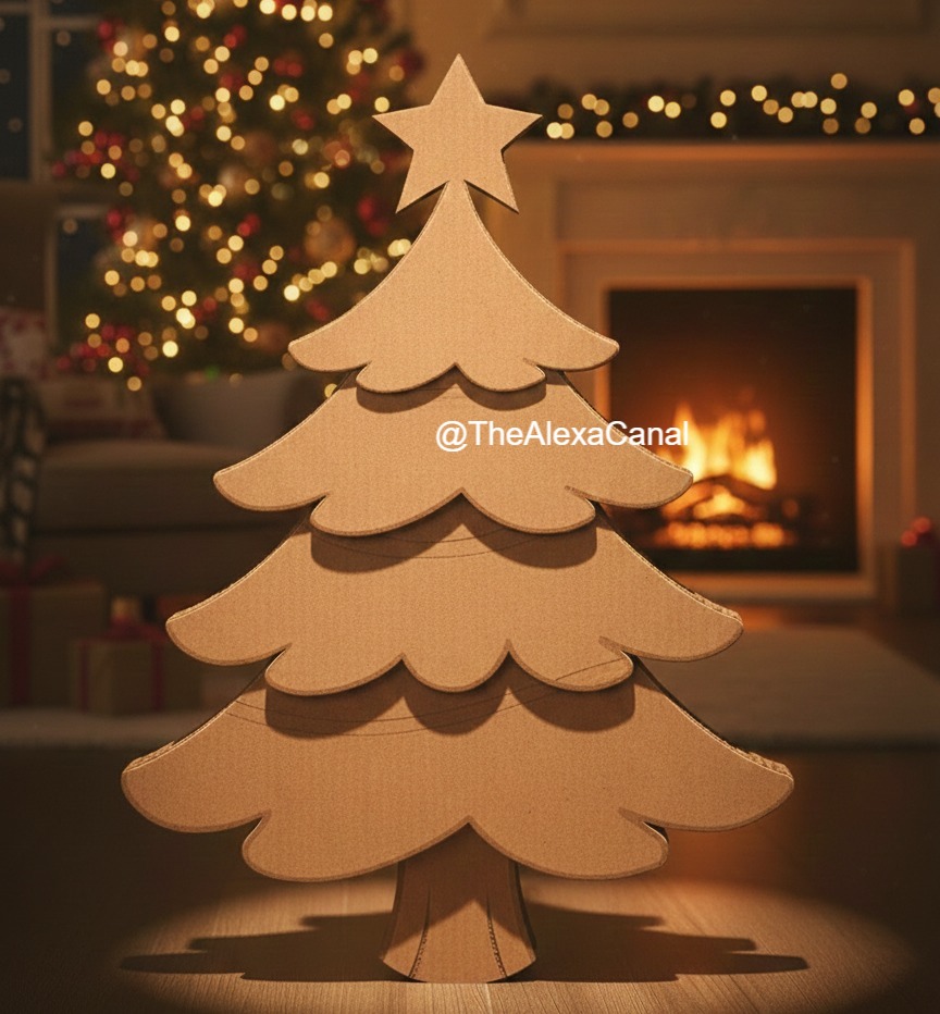 Alexa C - 🎄Large size template of this beautiful cardboard... | Facebook