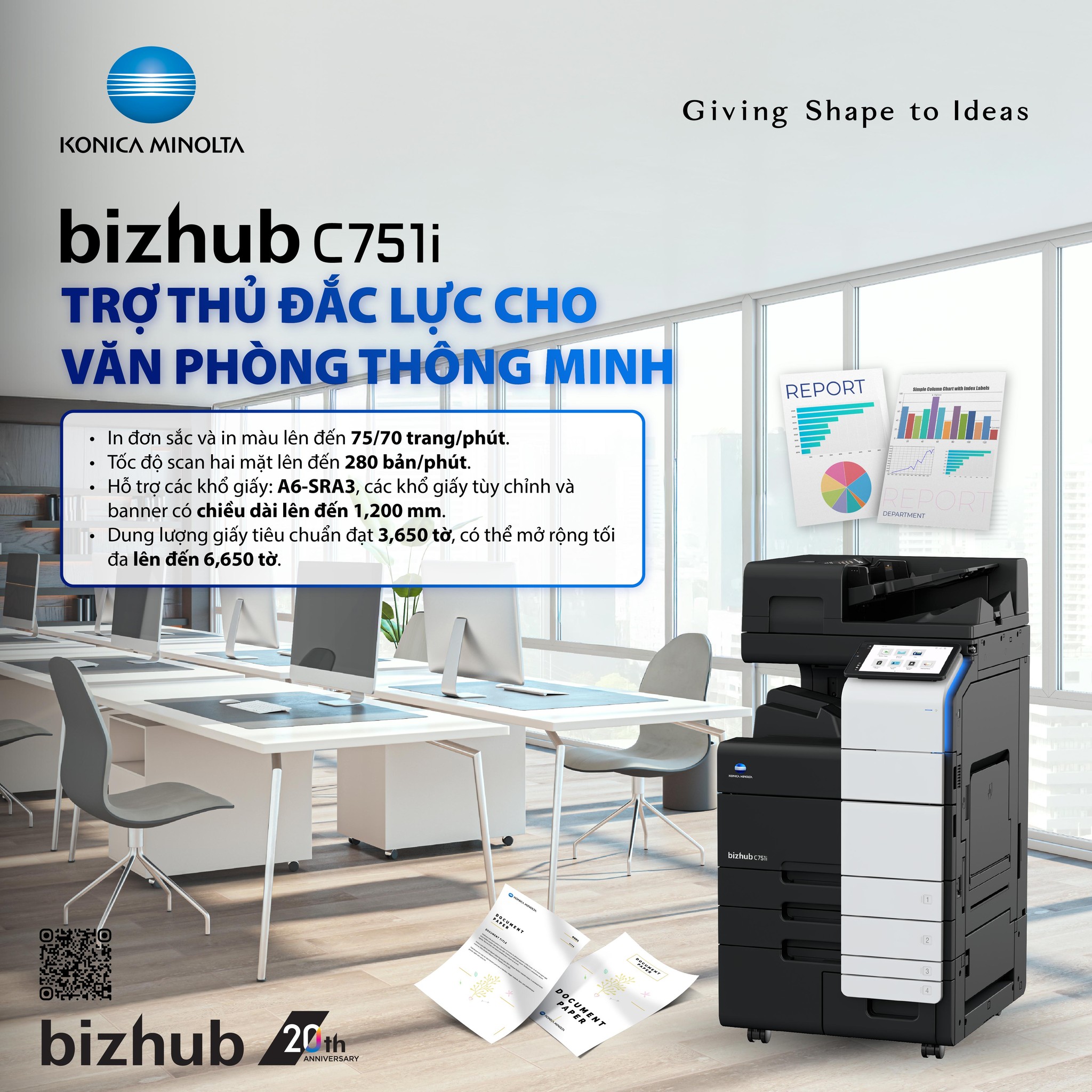 Konica - 🔥bizhub C751i - TRỢ THỦ ĐẮC LỰC CHO VĂN PHÒNG THÔNG MINH Dòng ...