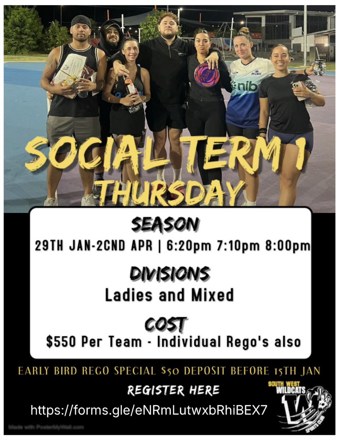 Wildcats Social Netball Comp | Springfield Central QLD