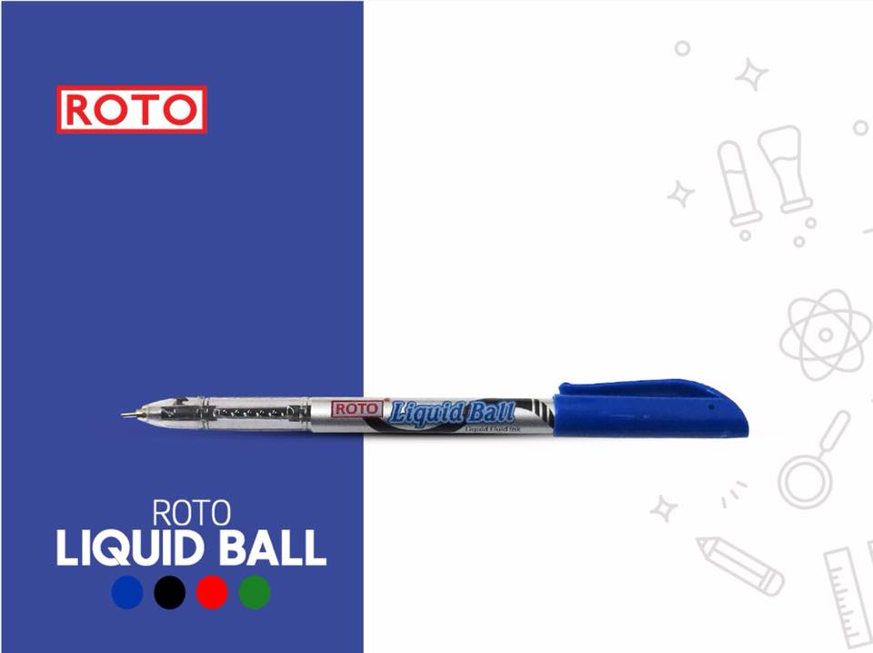 ROTO PENS - Liquid ball 0.7 ml قلم مميز على الورق و متوفر...