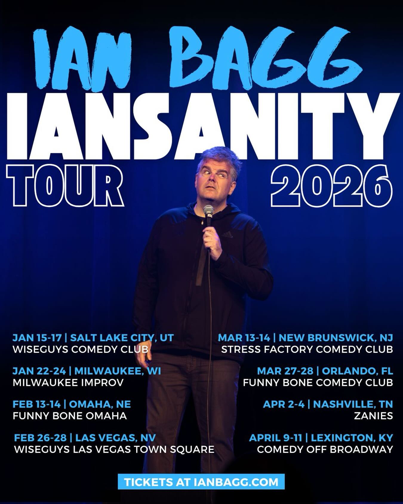 Ian Bagg - It’s official — IANSANITY is going nationwide!... | Facebook