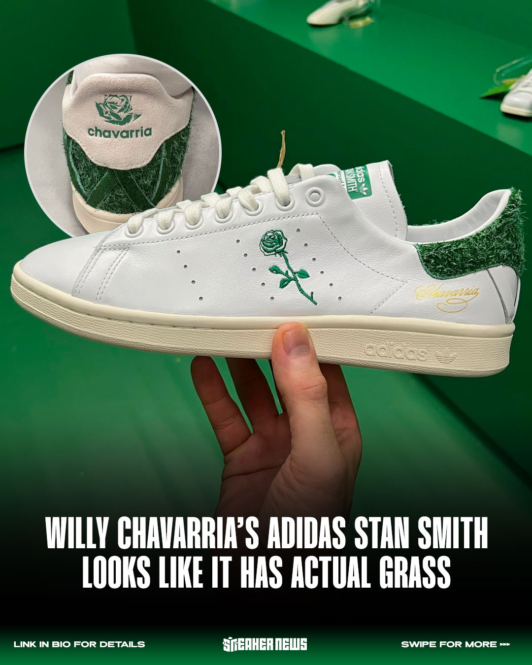 Willy Chavarria debuted his upcoming adidas Stan Smith