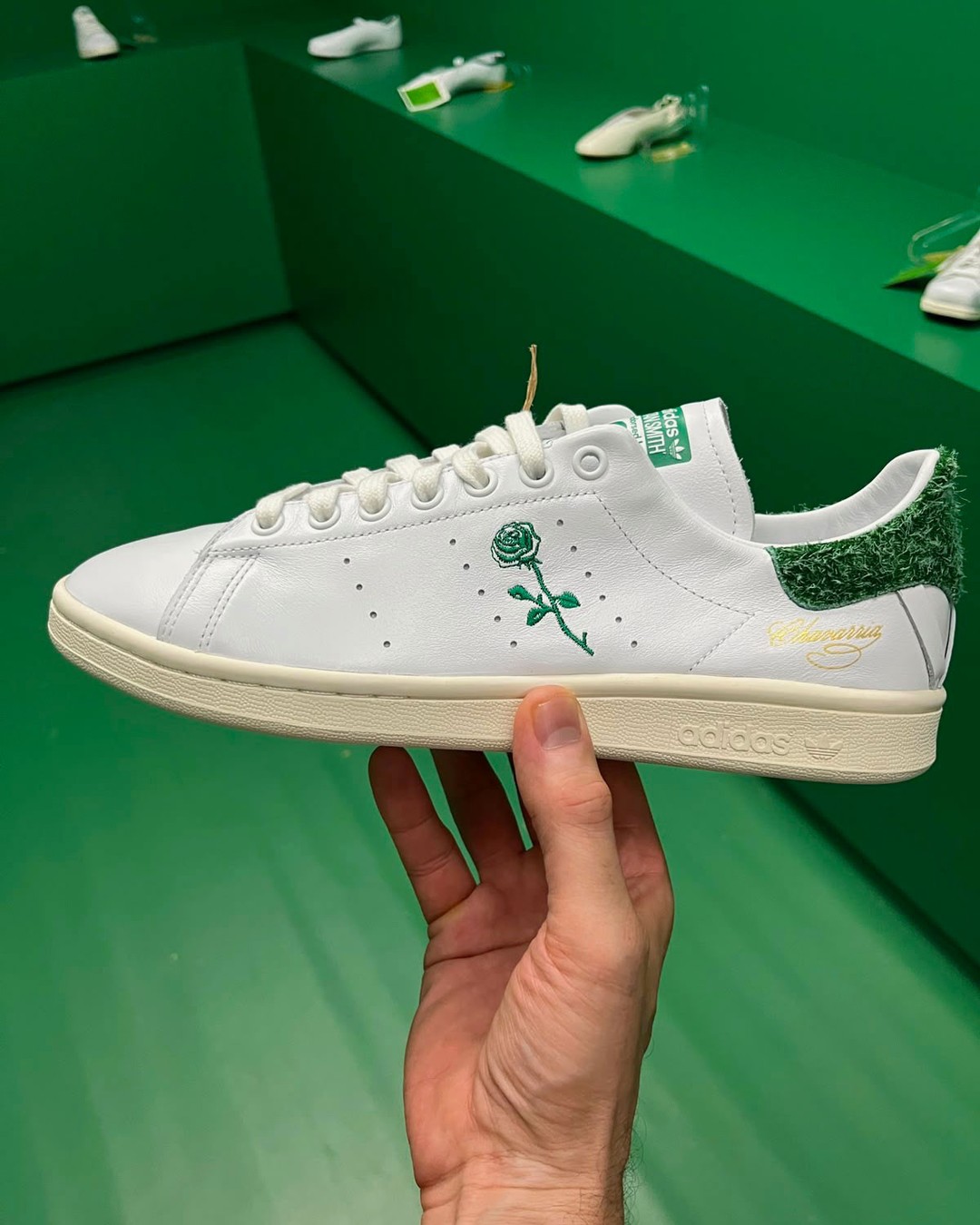 Willy Chavarria debuted his upcoming adidas Stan Smith