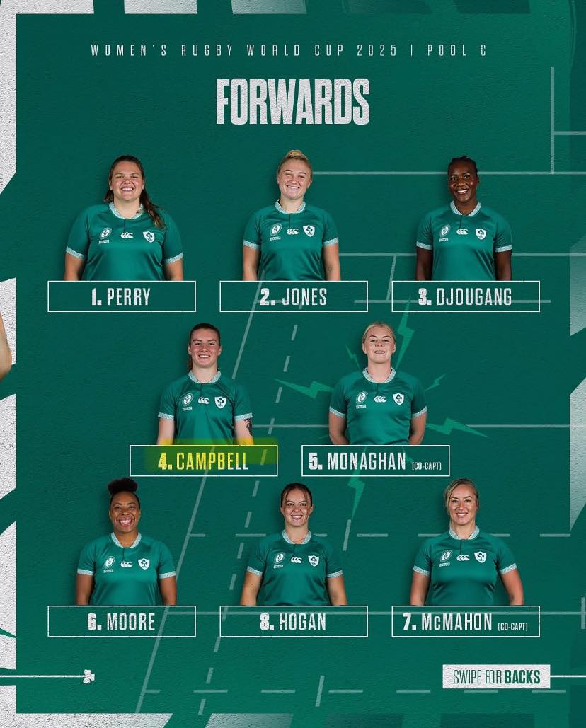 Rugby - Best of luck to Ruth Campbell and the Ireland team facing New ...