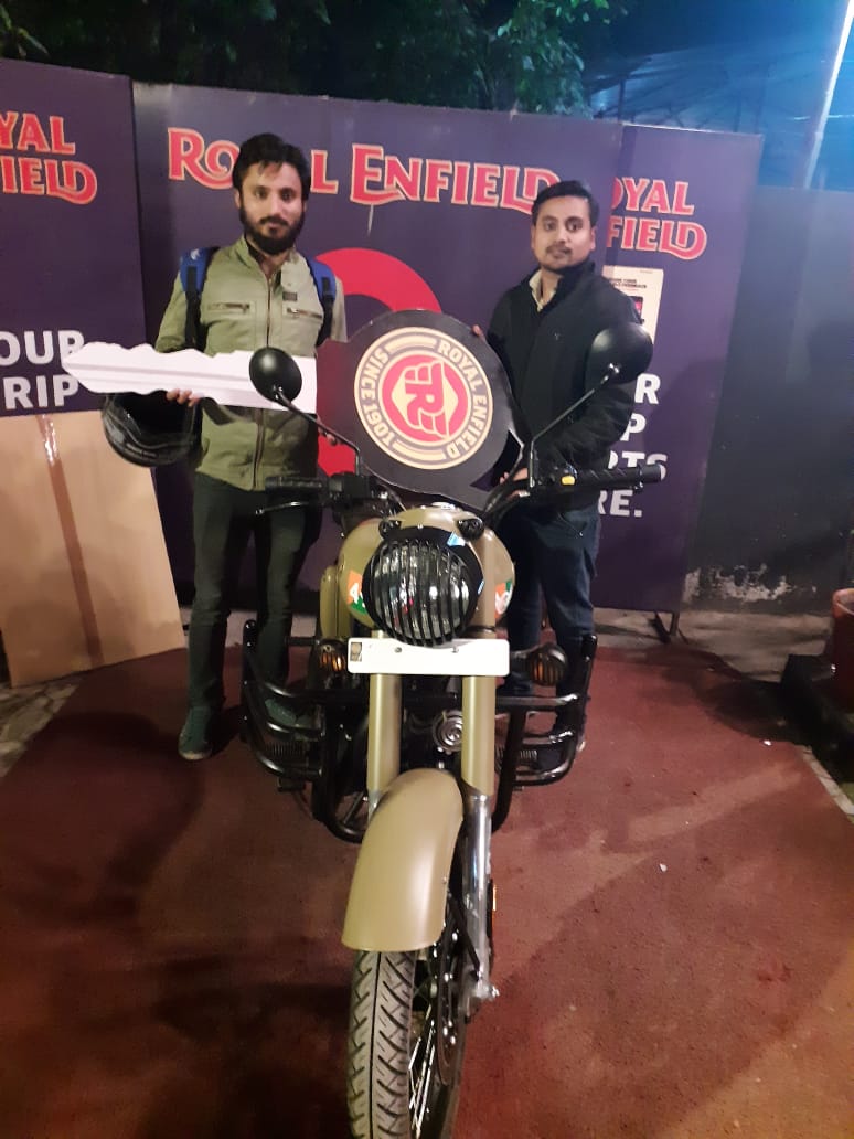 Royal Enfield-Allied Auto, Saharanpur Road - Congratulations Mr. Manish ...