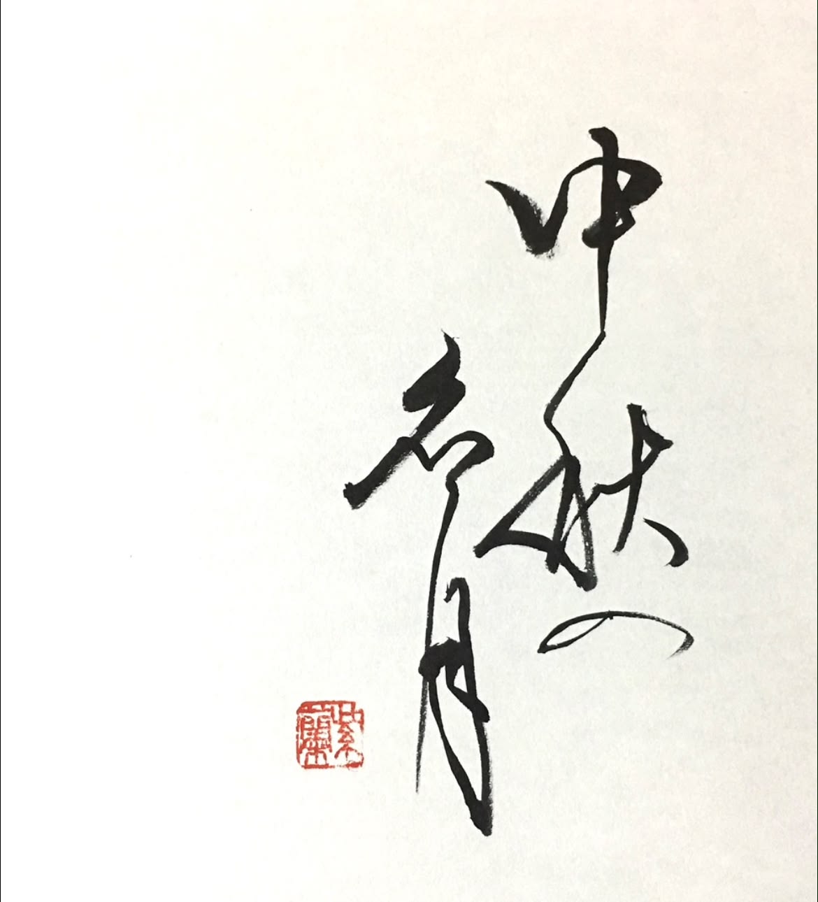 紫蘭（書道家） - 母の日に… 「念ずれば、花開く」 念ずれば花ひらく