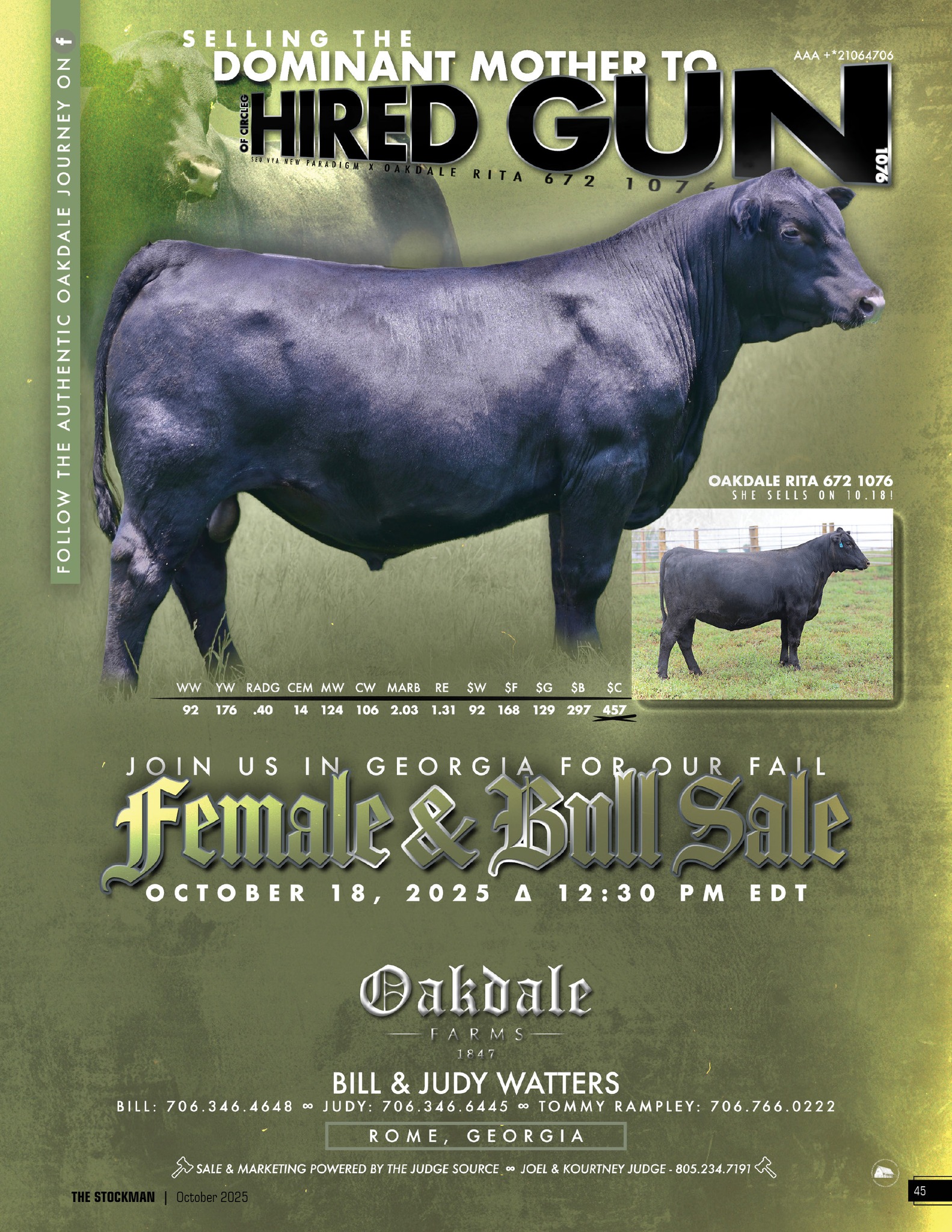 The Stockman - Soaring Eagle of the Ozarks is offering semen on ...