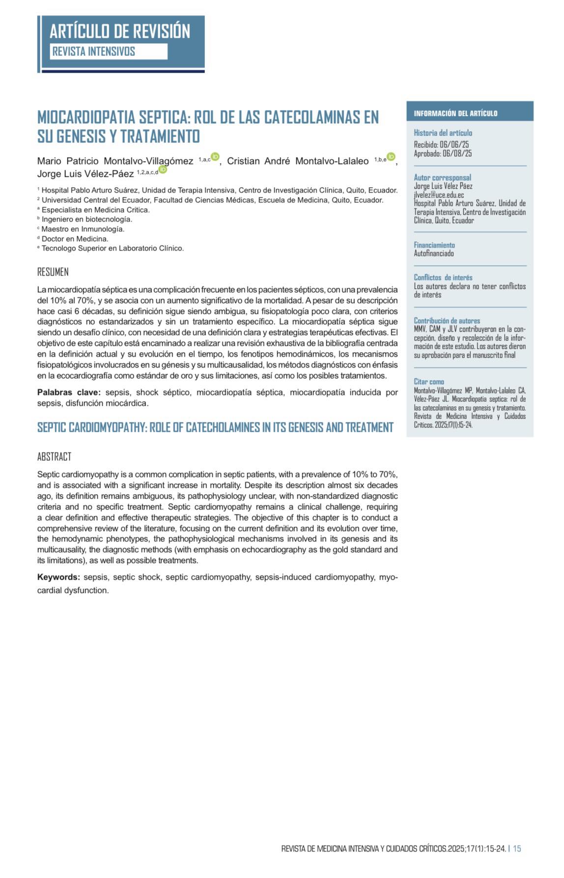 A Pasar El ENARM 😎 (Latinoamérica) | 💔 Miocardiopatía séptica: el rol ...