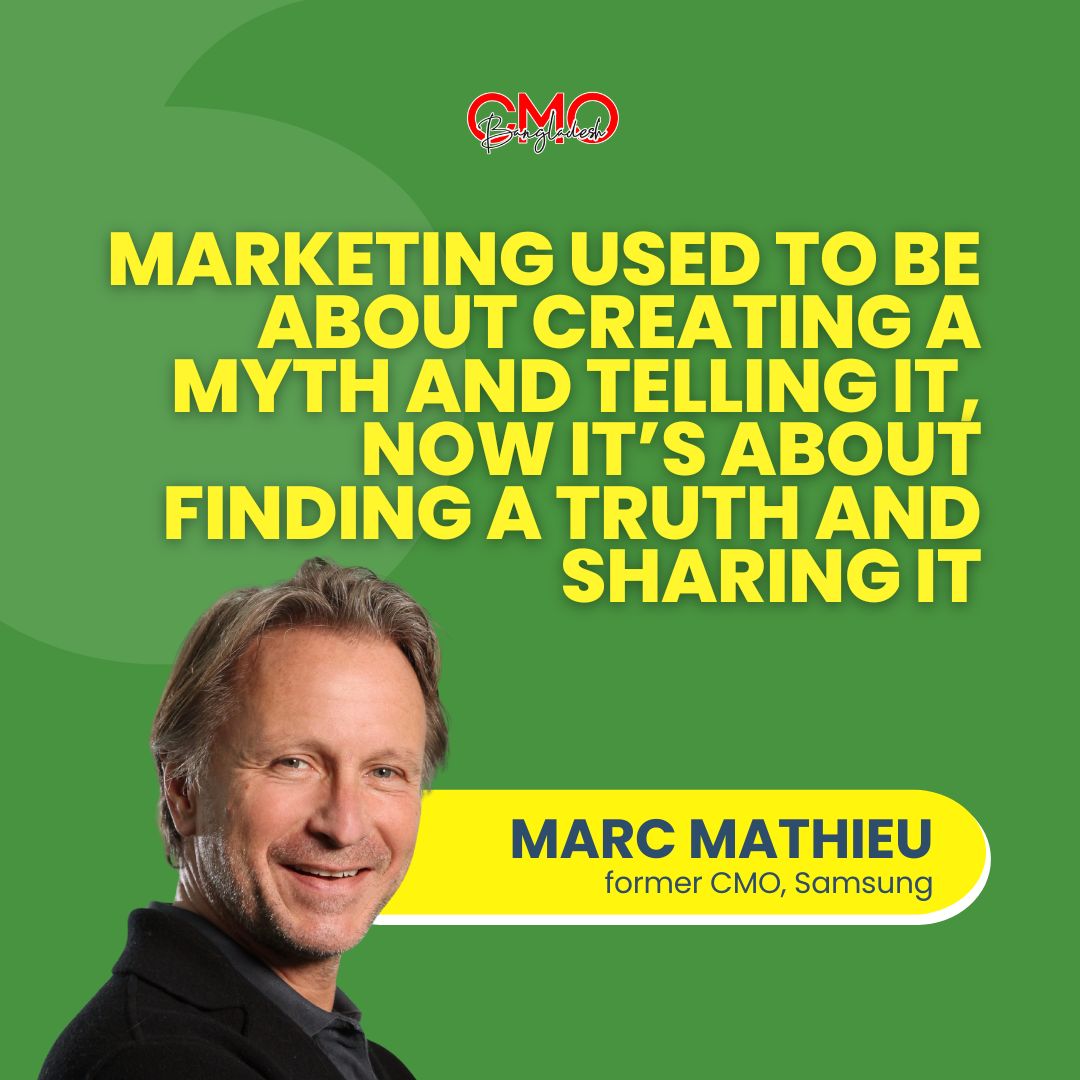 CMO - Marc Mathieu is widely regarded as one of the few leaders who has ...