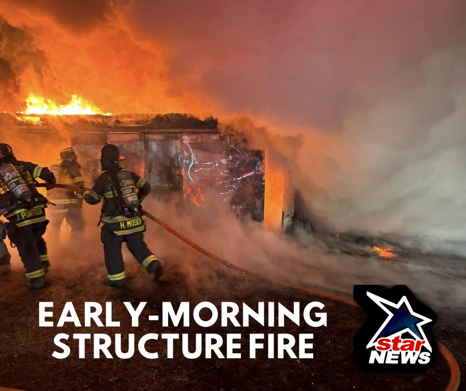 Star - Early-Morning Structure Fire Destroyed Detached Building on Old ...