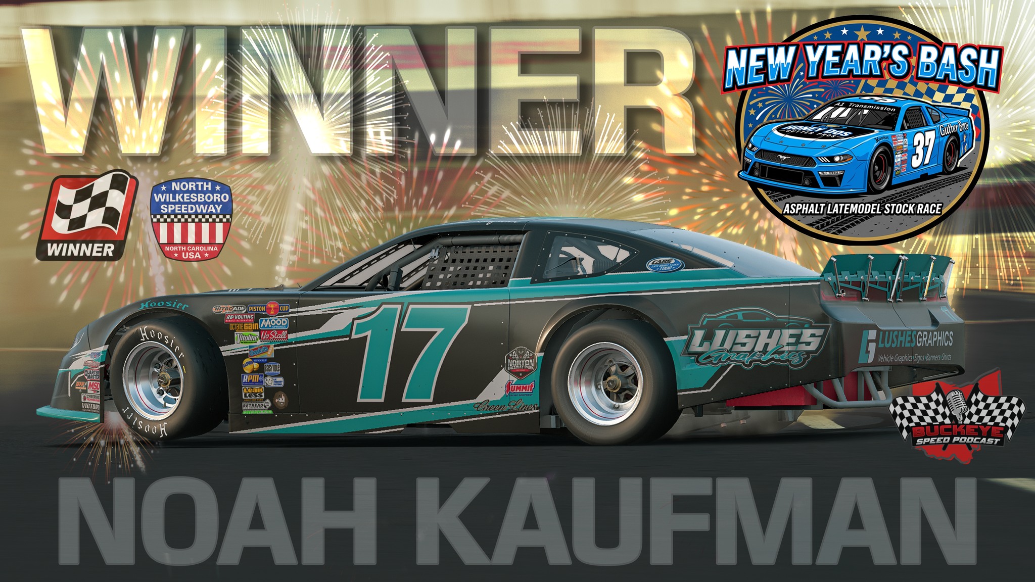 Ohio - Noah Kaufman wins the New Year's Bash at North Wilkesboro ...