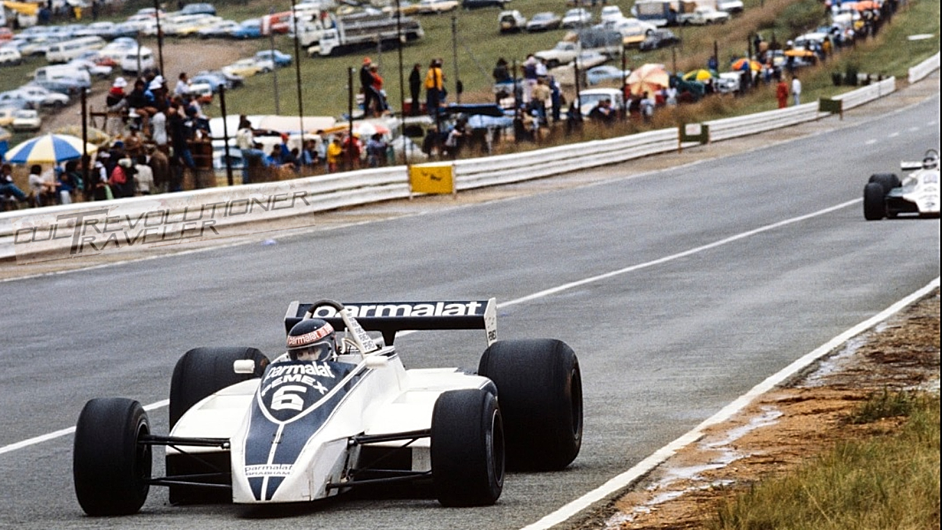 Belgian GP 1980 Ricardo Zunino🇦🇷 in the Parmalat Brabham BT49.