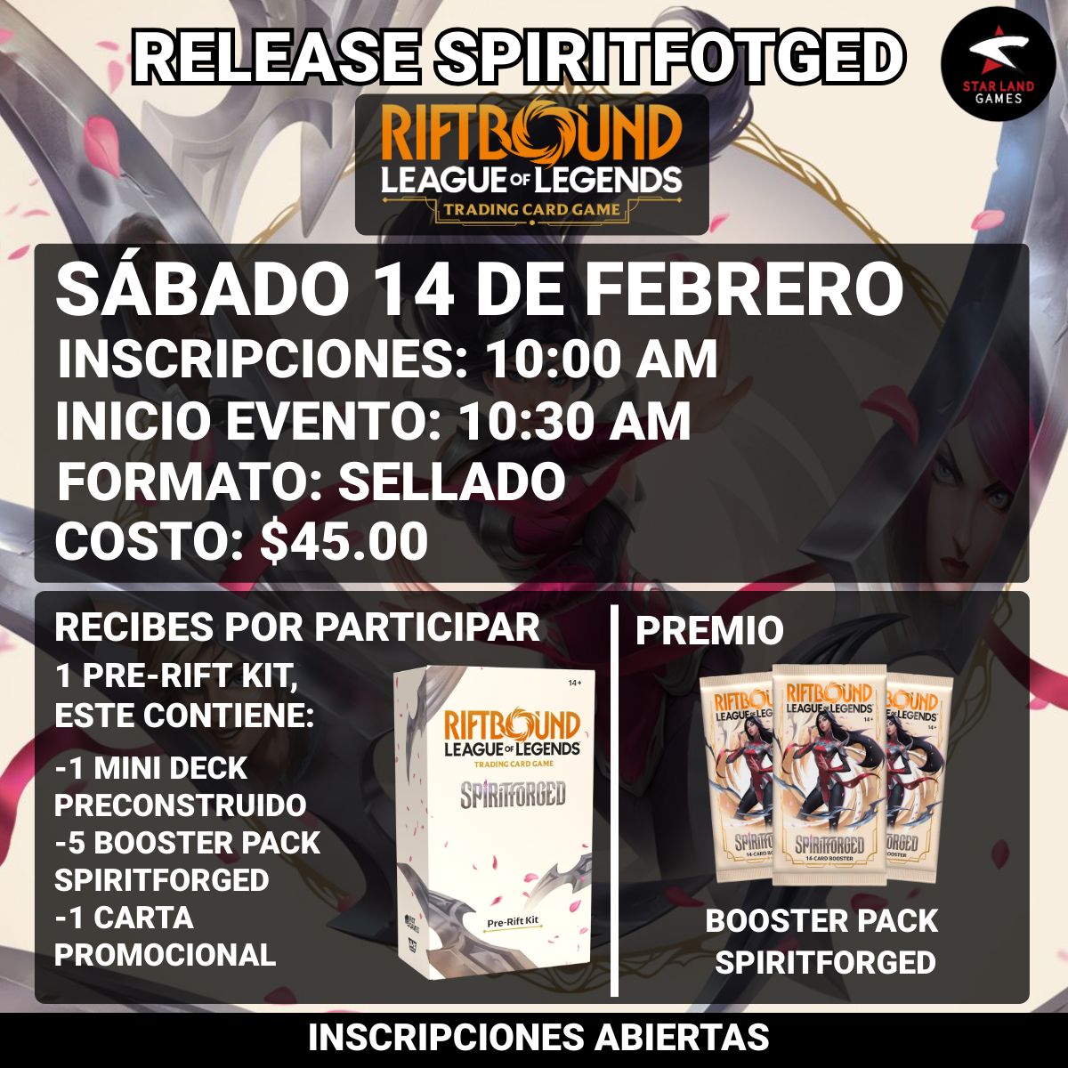 Star Land Games - ⚔️RELEASE RIFTBOUND SPIRITFORGED⚔️ 📅... | Facebook