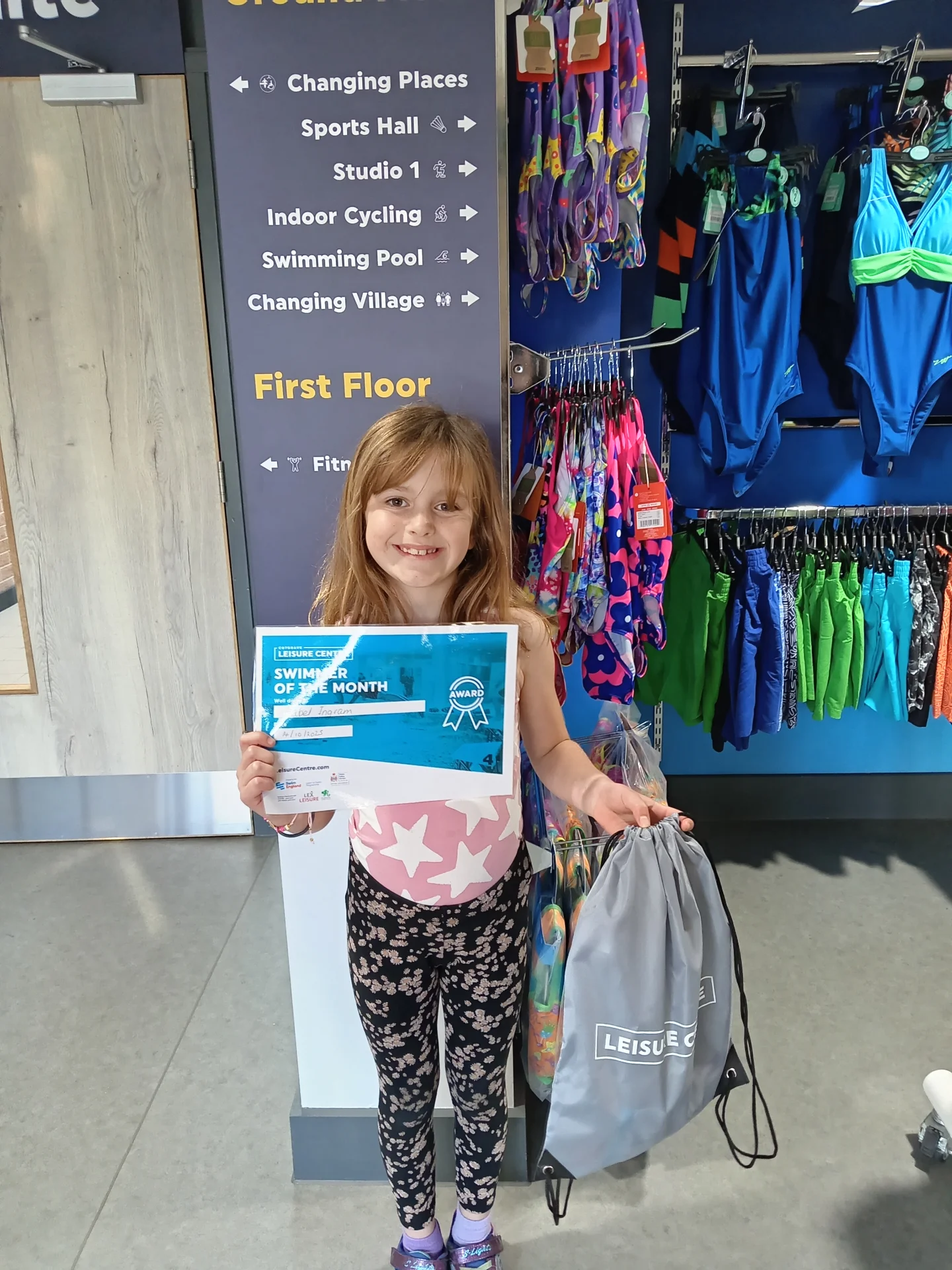 Cotgrave - SWIMMER OF THE MONTH A huge well done to Isabel who won our ...
