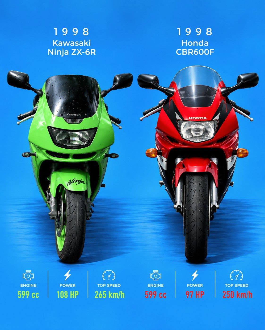 In 2004, the GSX-R600 and ZX-6RR were the razor-sharp peak of the