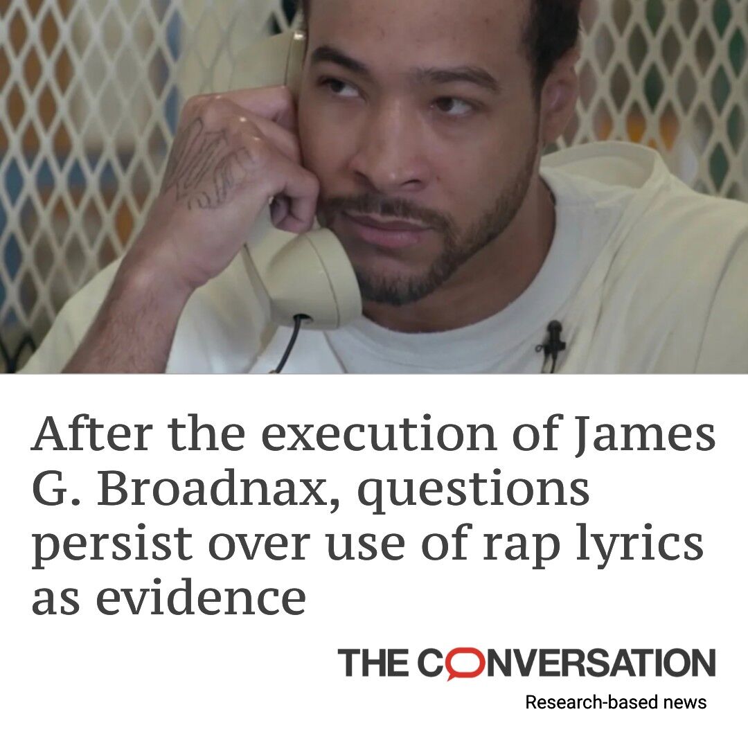 Texas executed James G. Broadnax after prosecutors used his rap