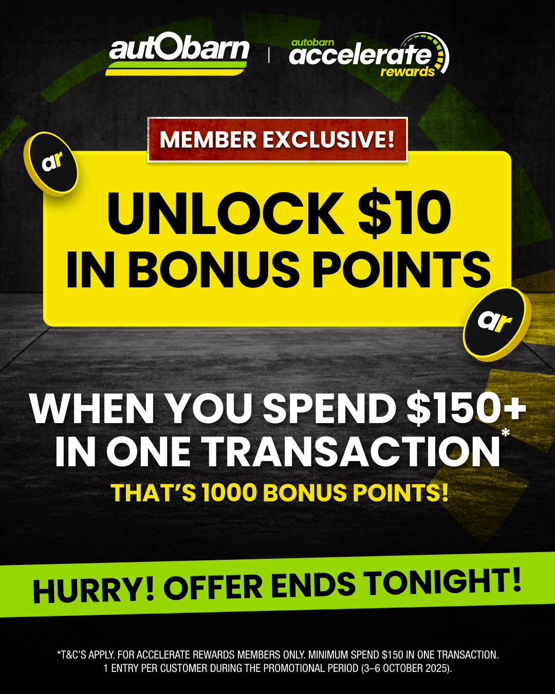 Autobarn - 🚨Accelerate Rewards Exclusive🚨 Last chance to spend $150 or ...
