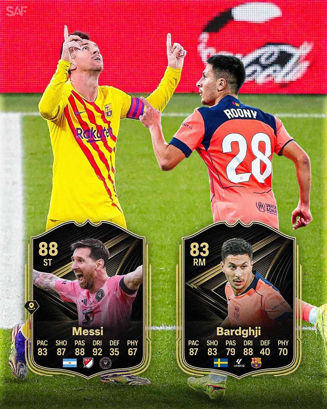 The most Meta Past and Present Barcelona Team on FC26 ✓ Follow