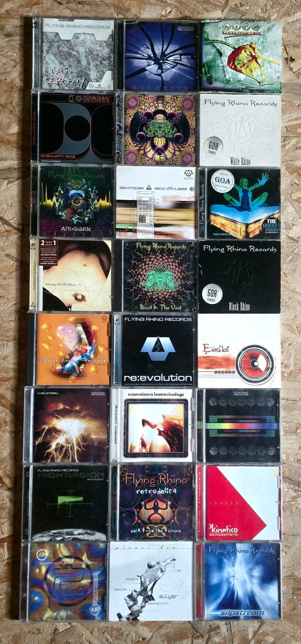 Flying Rhino Records UK electronic music label history