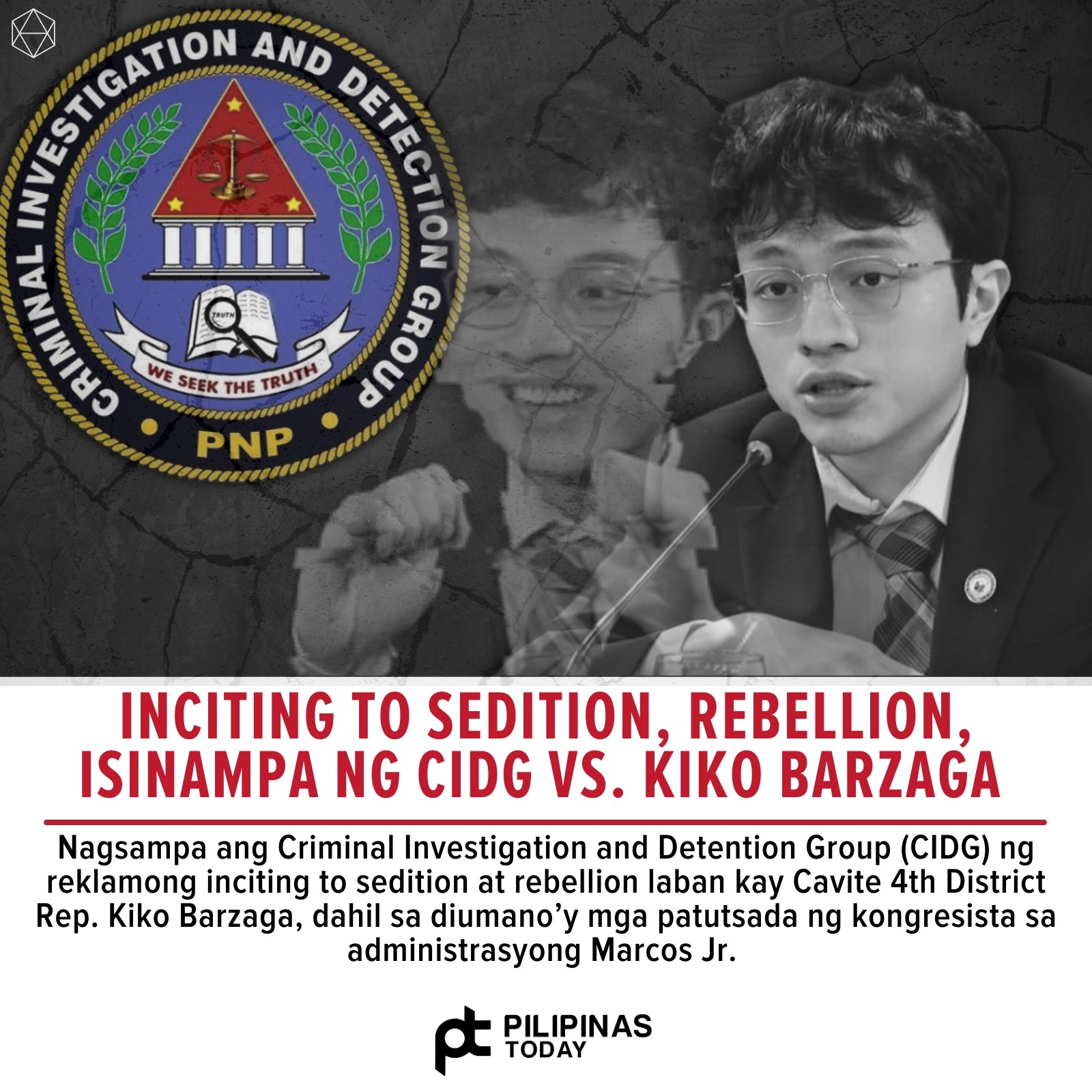 Pilipinas - Sa isinampang reklamo ng Criminal Investigation and ...