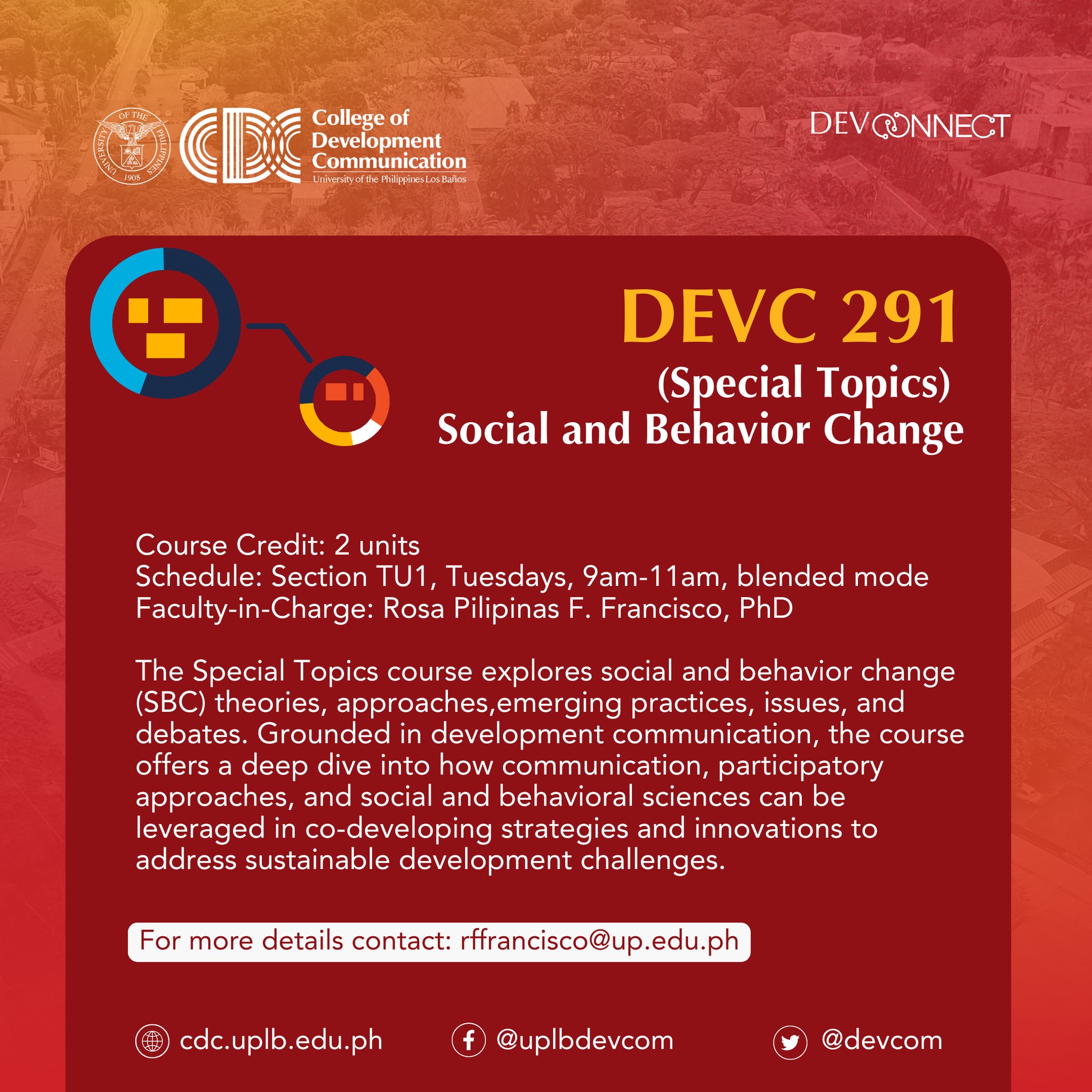 UPLB - How do we co-create change? Enroll in DEVC 291: Special Topic on ...