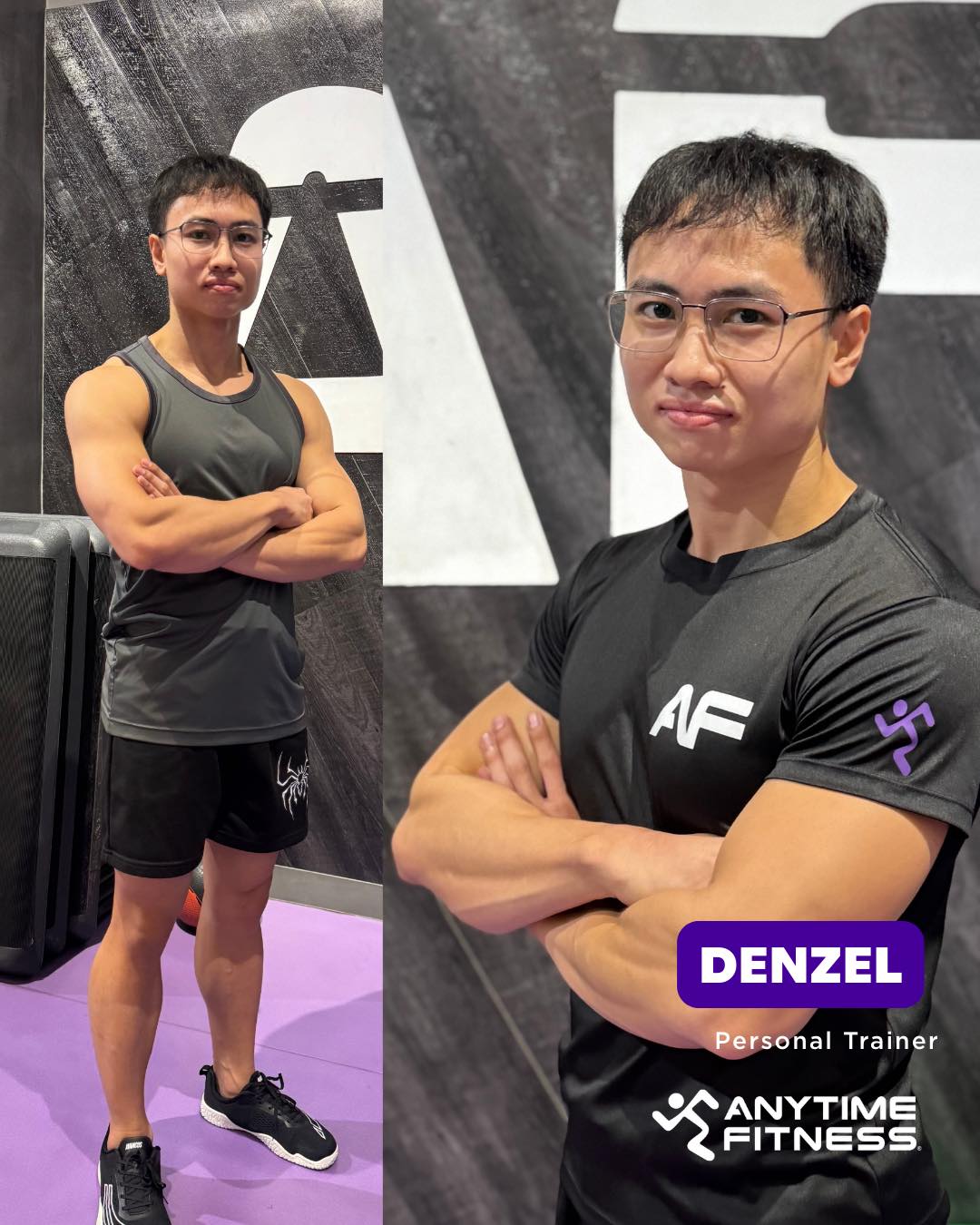 Anytime - 💜Get to know Coach Denzel beyond the gym floor! 🏋️‍♂️Favorite ...