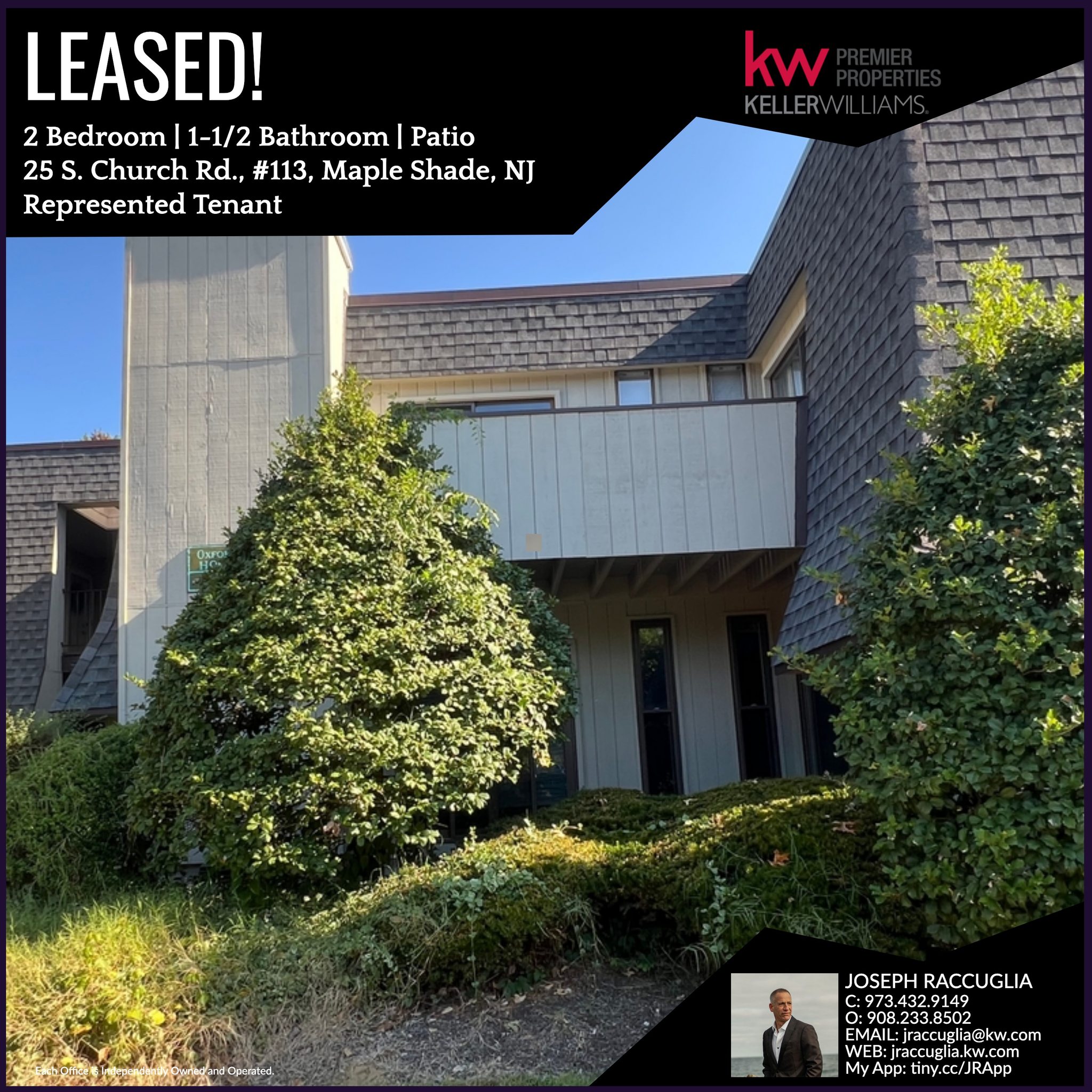 Joseph Raccuglia, Keller Williams Sales Associate | Princeton NJ