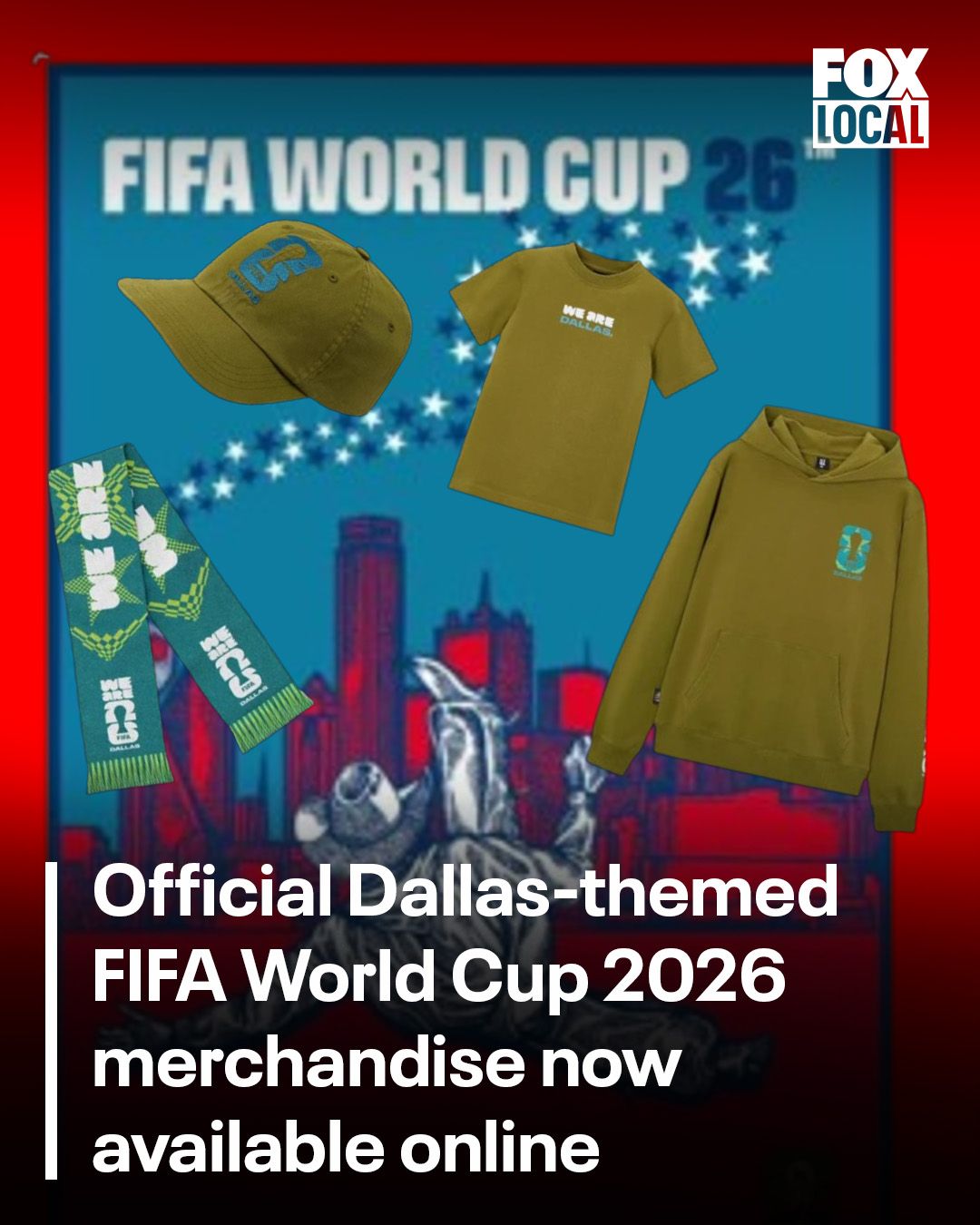 FOX - FIFA has officially launched its first line of Dallas-themed