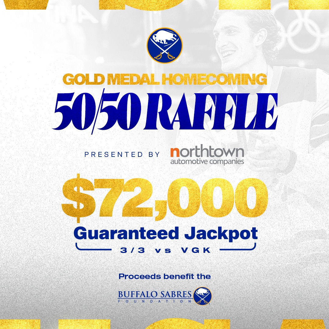 Buffalo Sabres - Tomorrow's 50/50 Raffle will have a... | Facebook