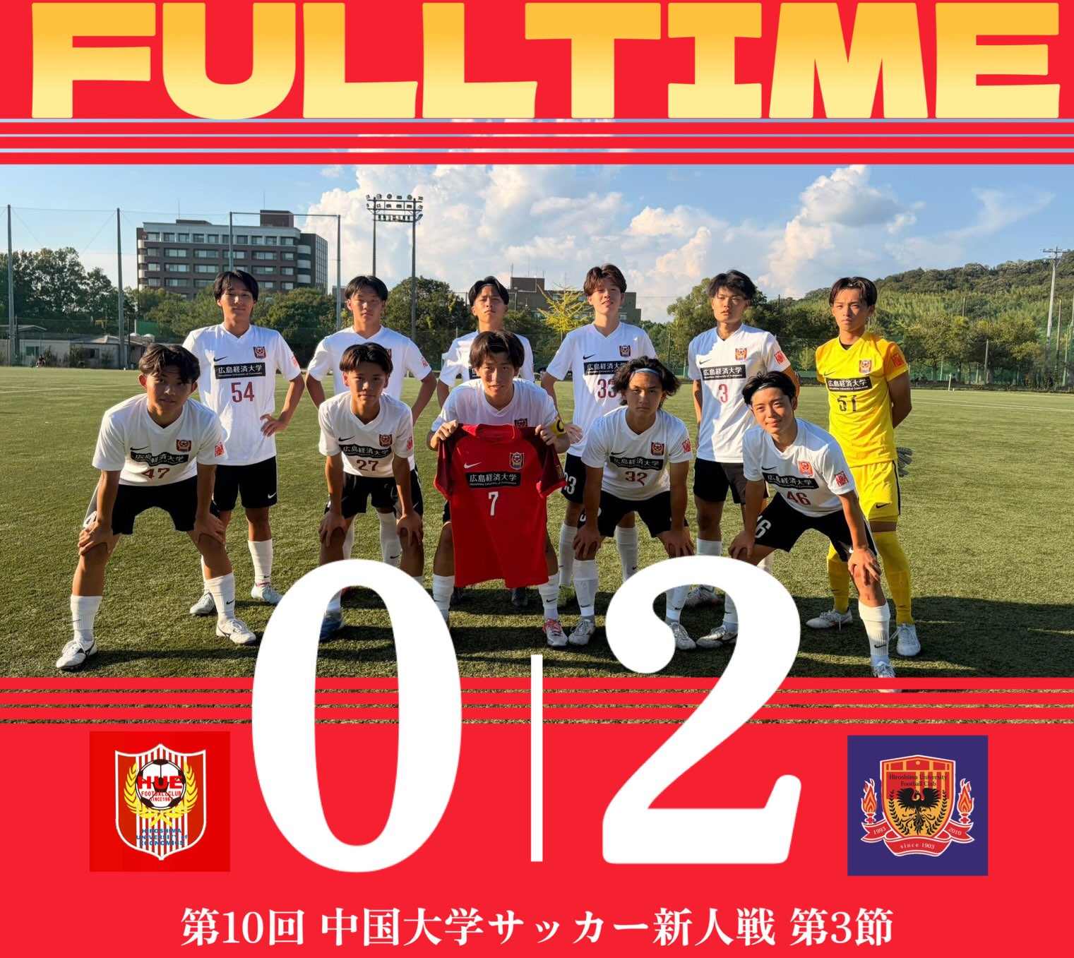広島経済大学サッカー部 HUE FOOTBALL CLUB ジャージ等３点セット 広島経済大学サッカー部 HUE FOOTBALL CLUB ジャージ等3点セット 広島