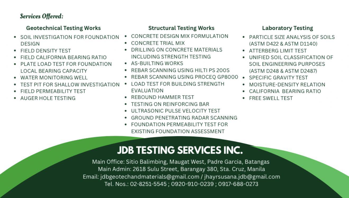 JDB Testing Services Inc. | Manila