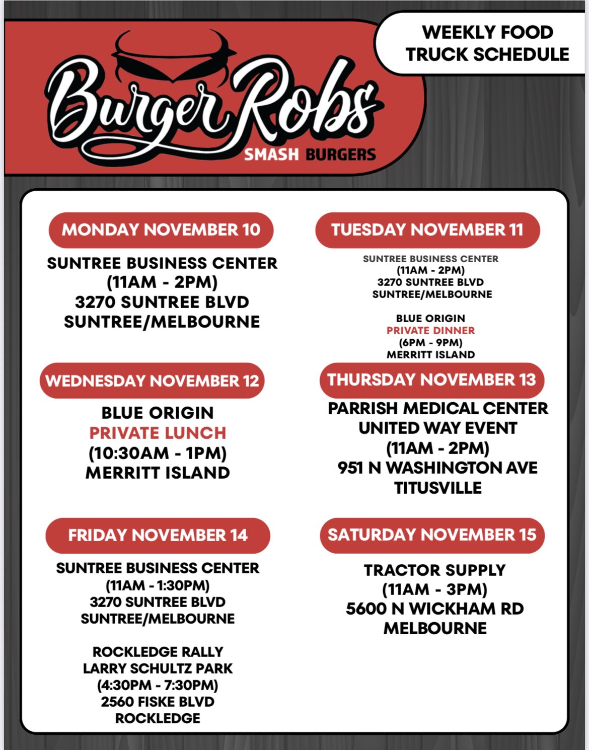 BurgerRobs Restaurant | Titusville FL