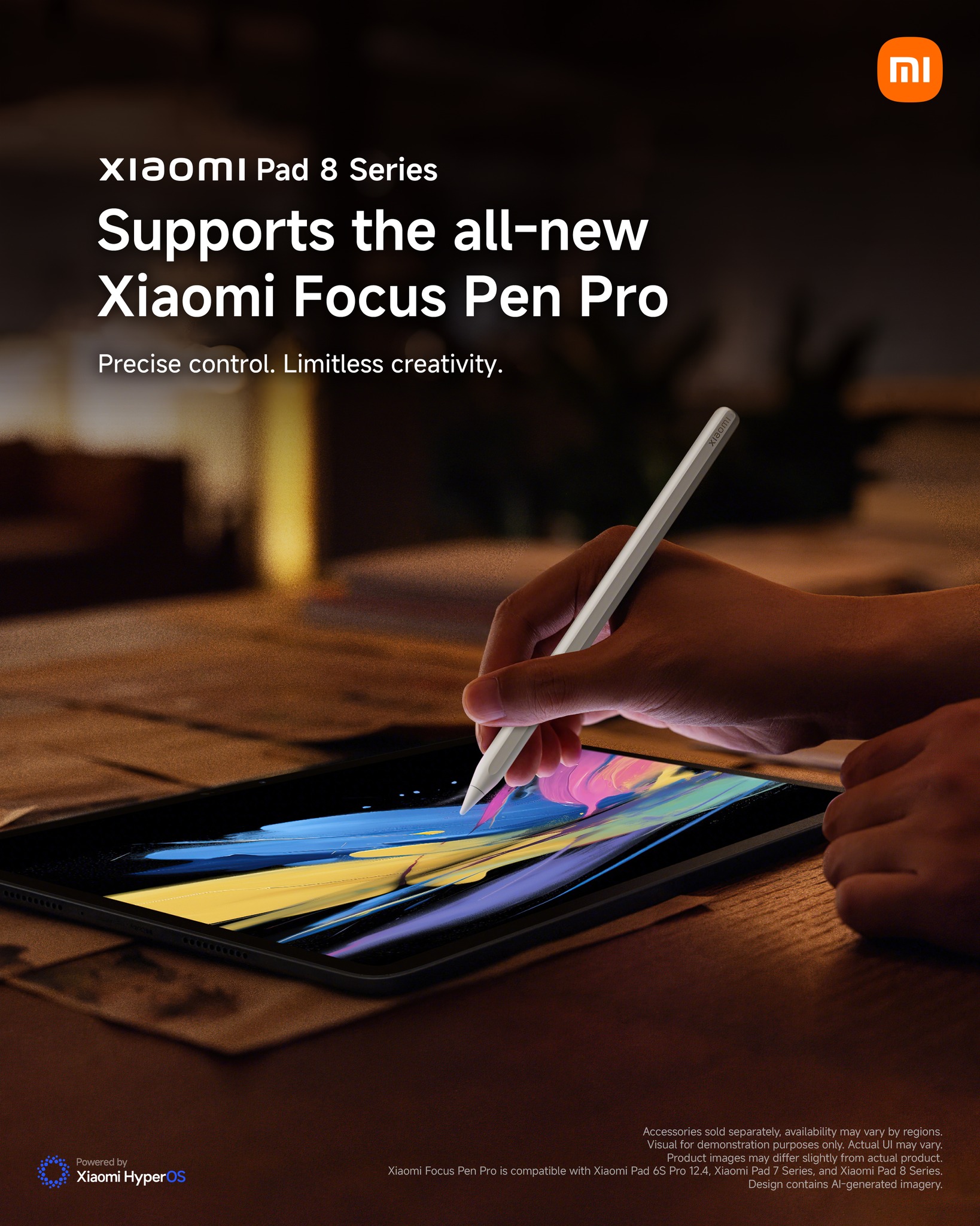 Xiaomi - On #XiaomiPad8Series, Xiaomi Focus Pen Pro captures every