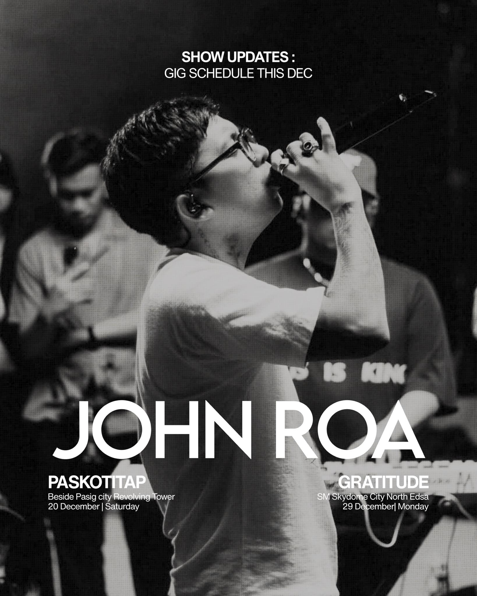JRoa - John Roa Official Updates December is filled with music and ...