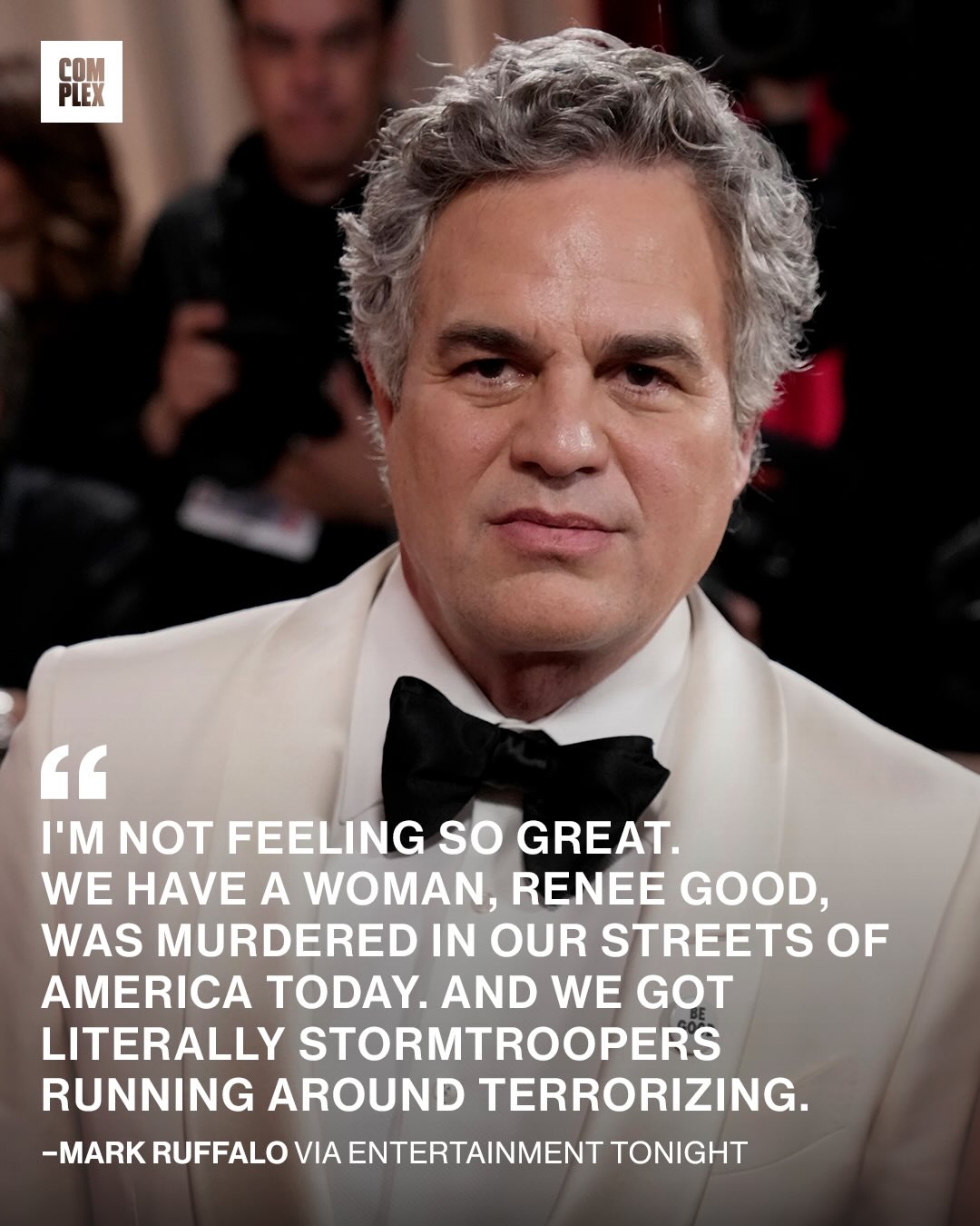 Complex - Mark Ruffalo addresses the current state of... | Facebook