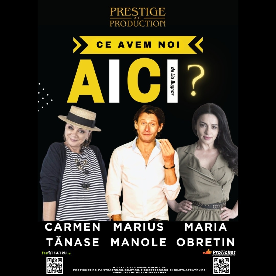 TicketStore.ro - 🎭 Ce avem noi aici? O comedie savuroasă scrisă și ...