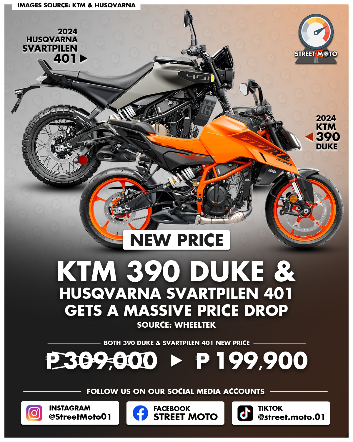 New bike prices falling, 2024 KTM Adventure 390 now $4999
