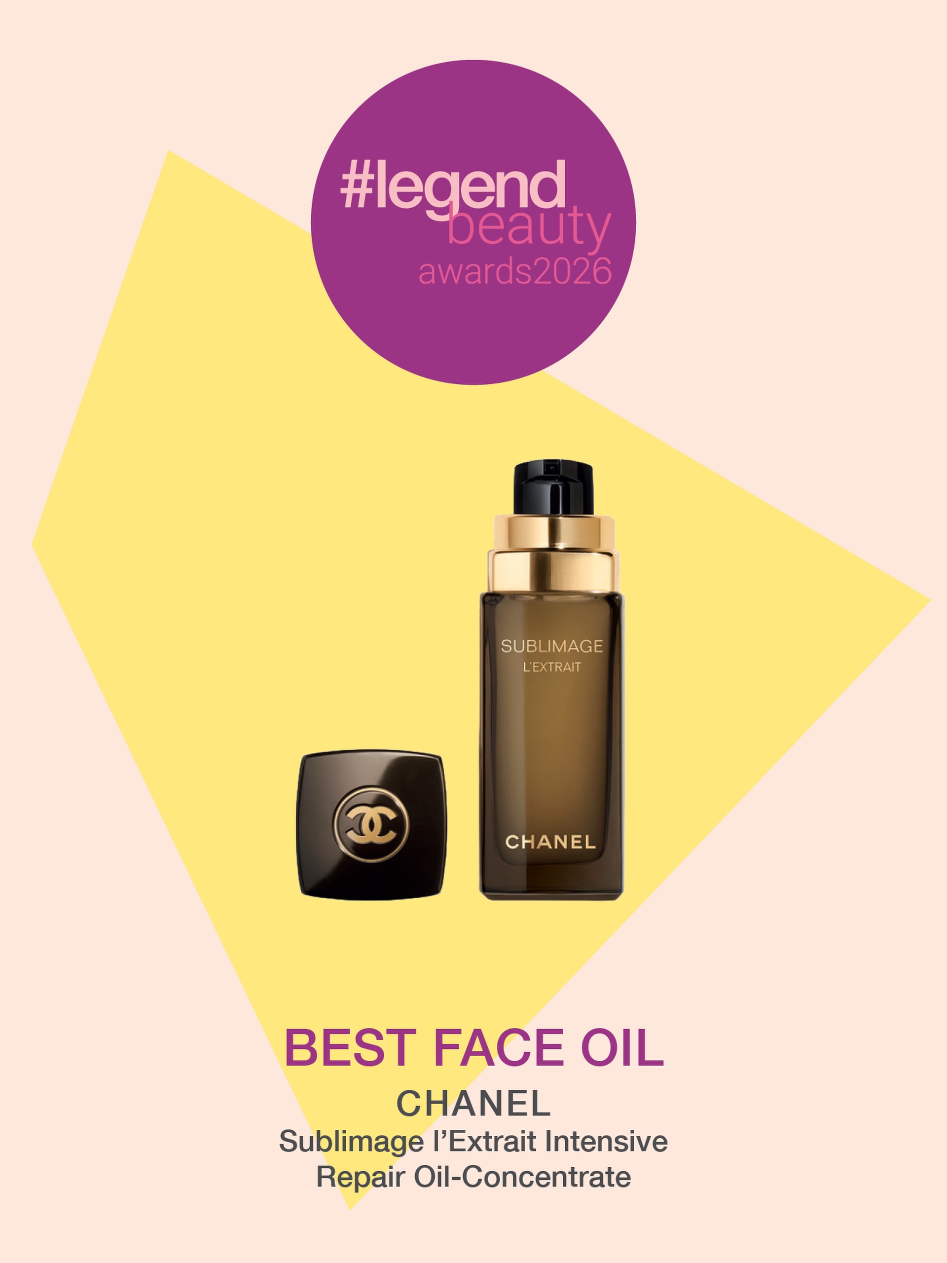 Winner of Best Face Oil at the #legend Beauty Awards 2026! CHANEL 